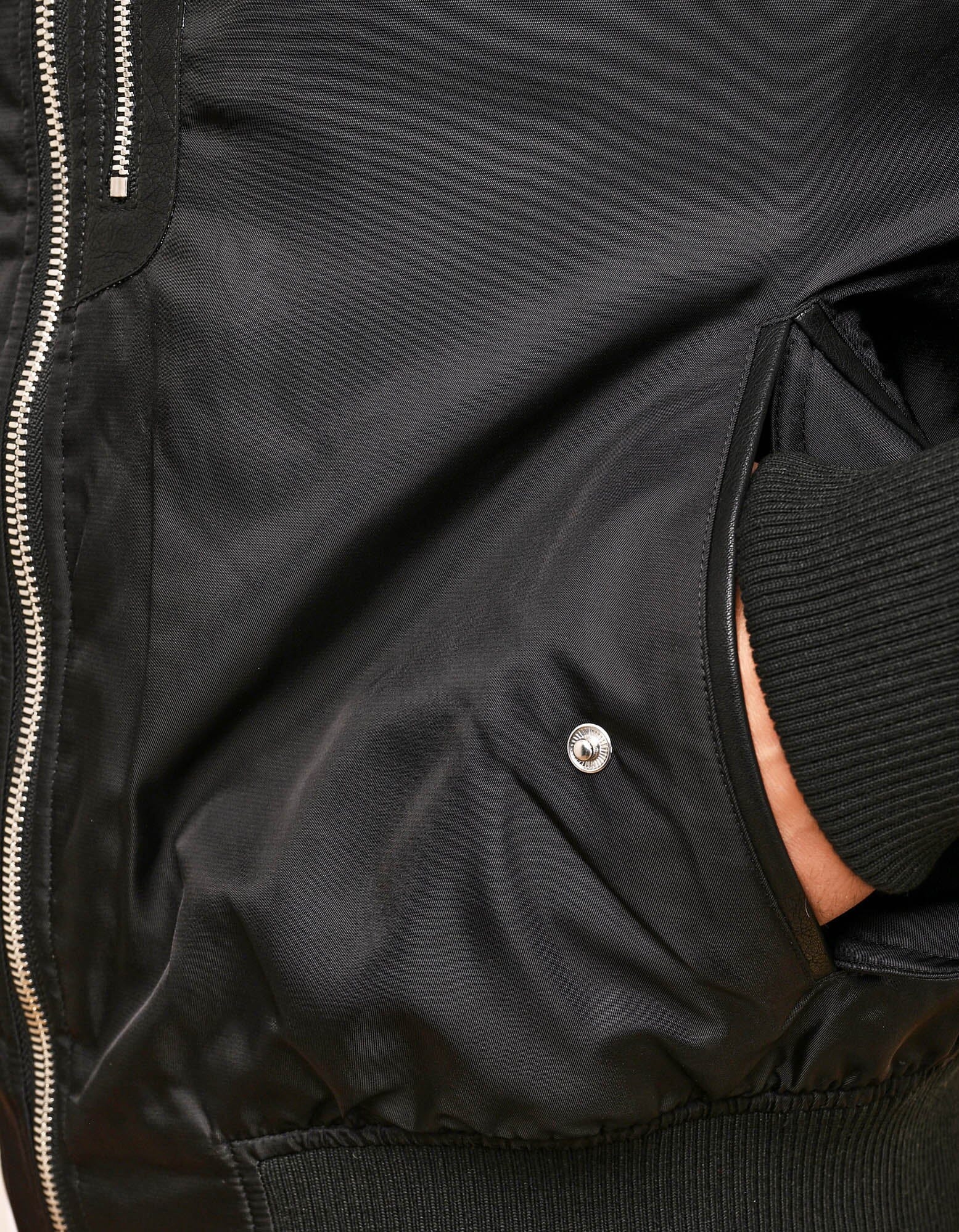 Black Bomber Jacket - Image 6
