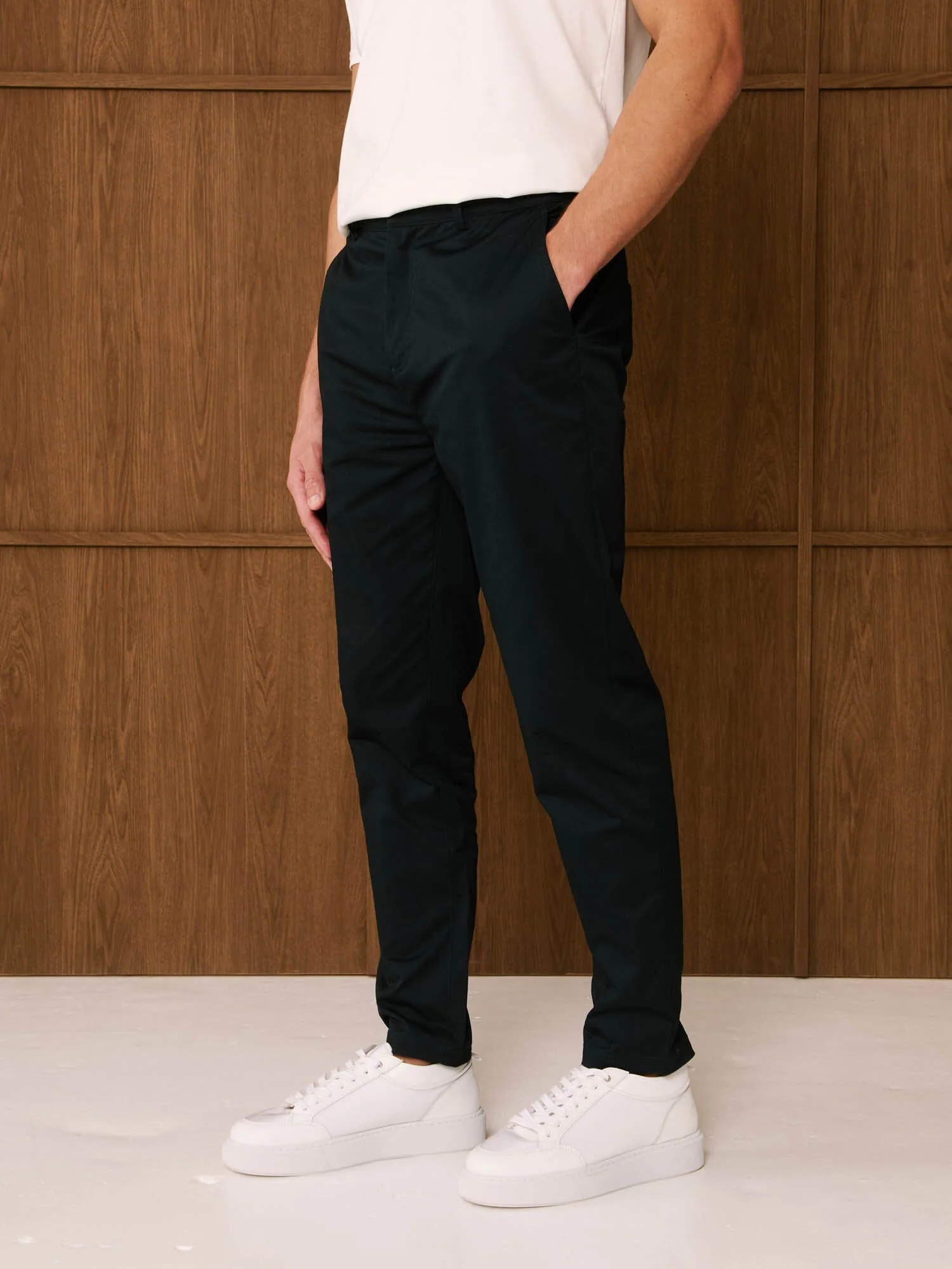 Black Essential Side Adjuster Trouser - Image 3