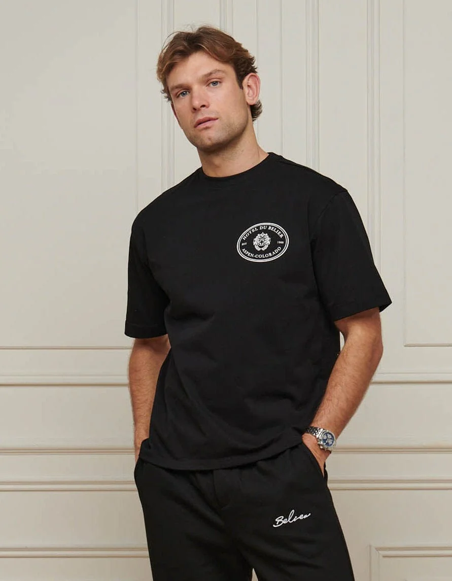 Black Hotel Du Bélier T-Shirt