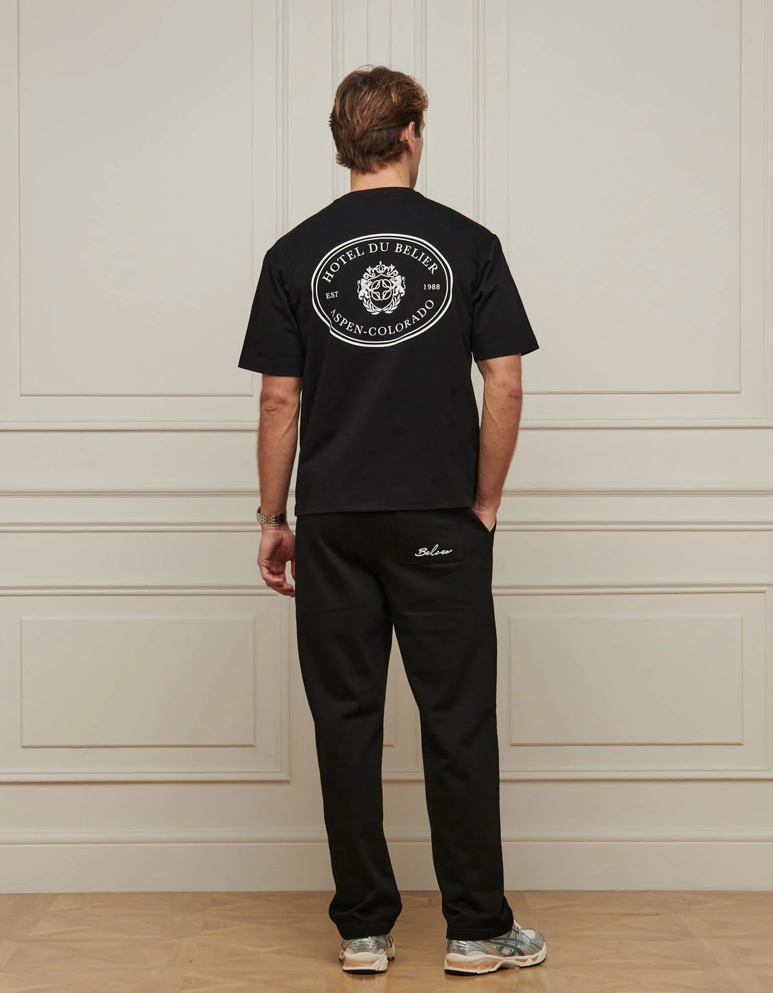 Black Hotel Du Bélier T-Shirt - Image 2