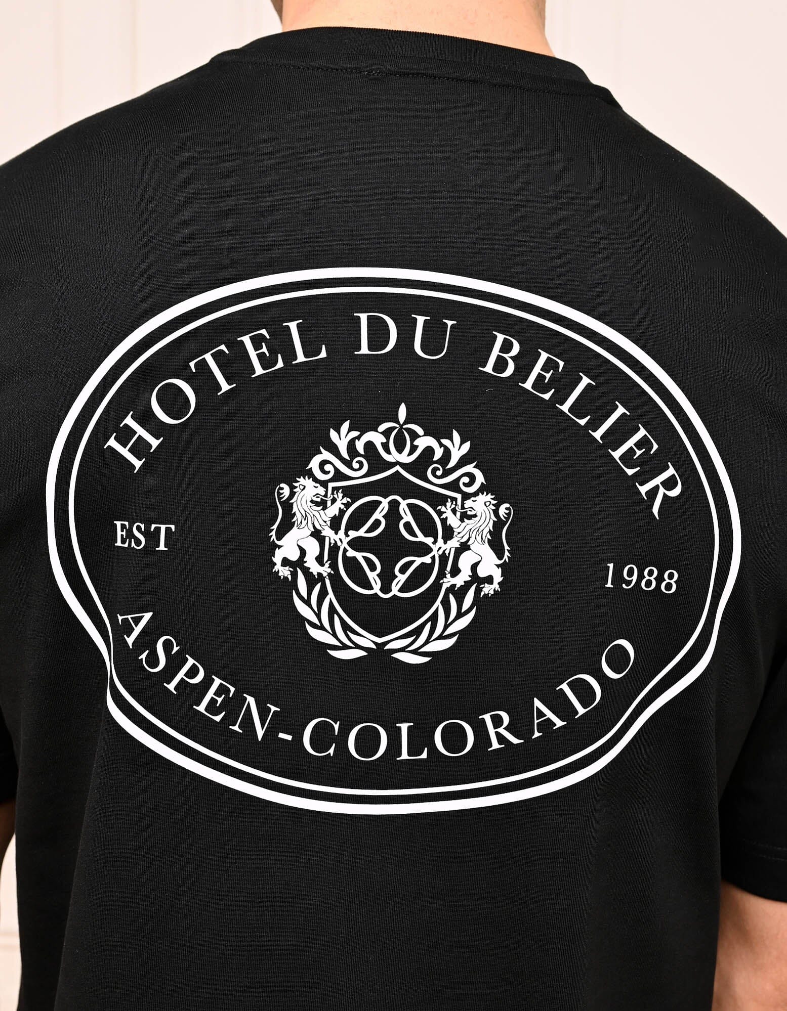 Black Hotel Du Bélier T-Shirt - Image 3