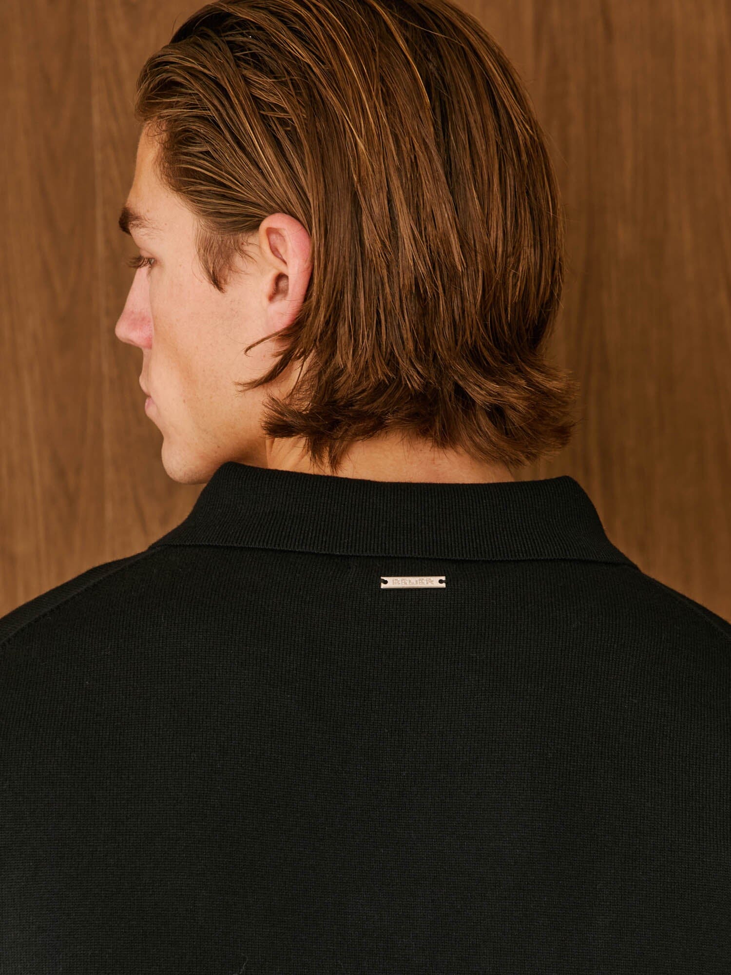 Black Knit Overshirt - Image 3