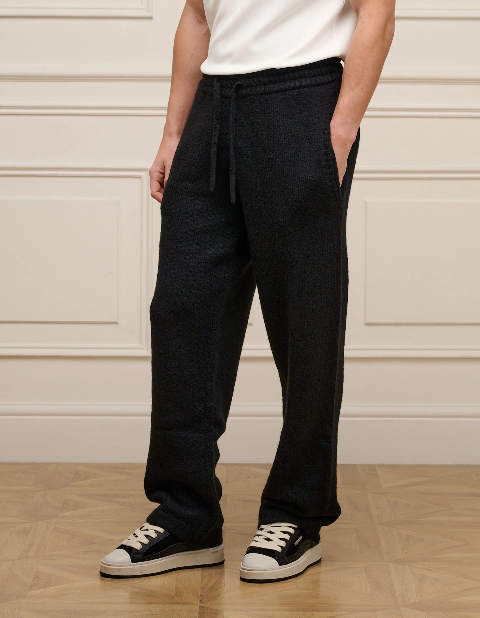 Black Knitted Jogger