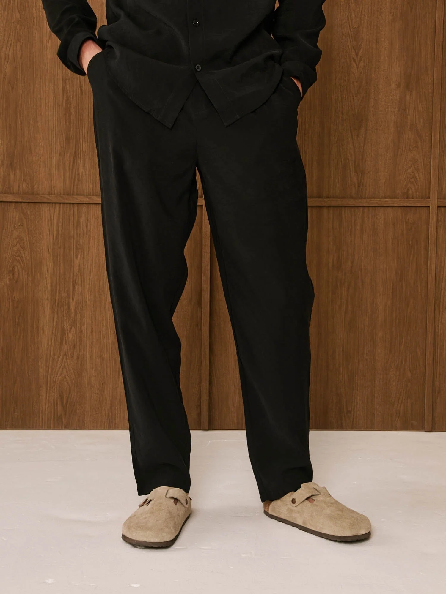 Black Modal Trouser