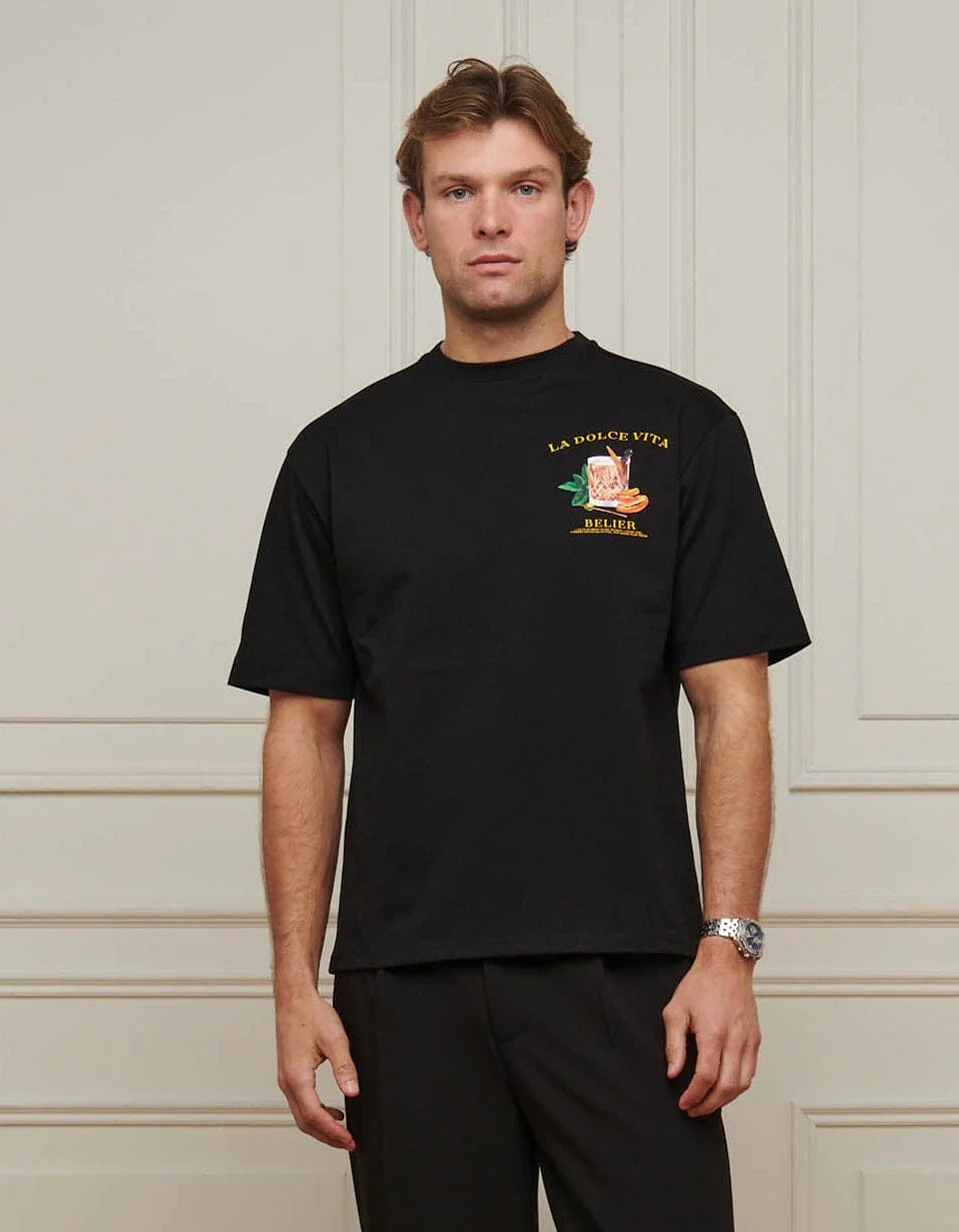 Black Old Fashioned T-Shirt - Image 3