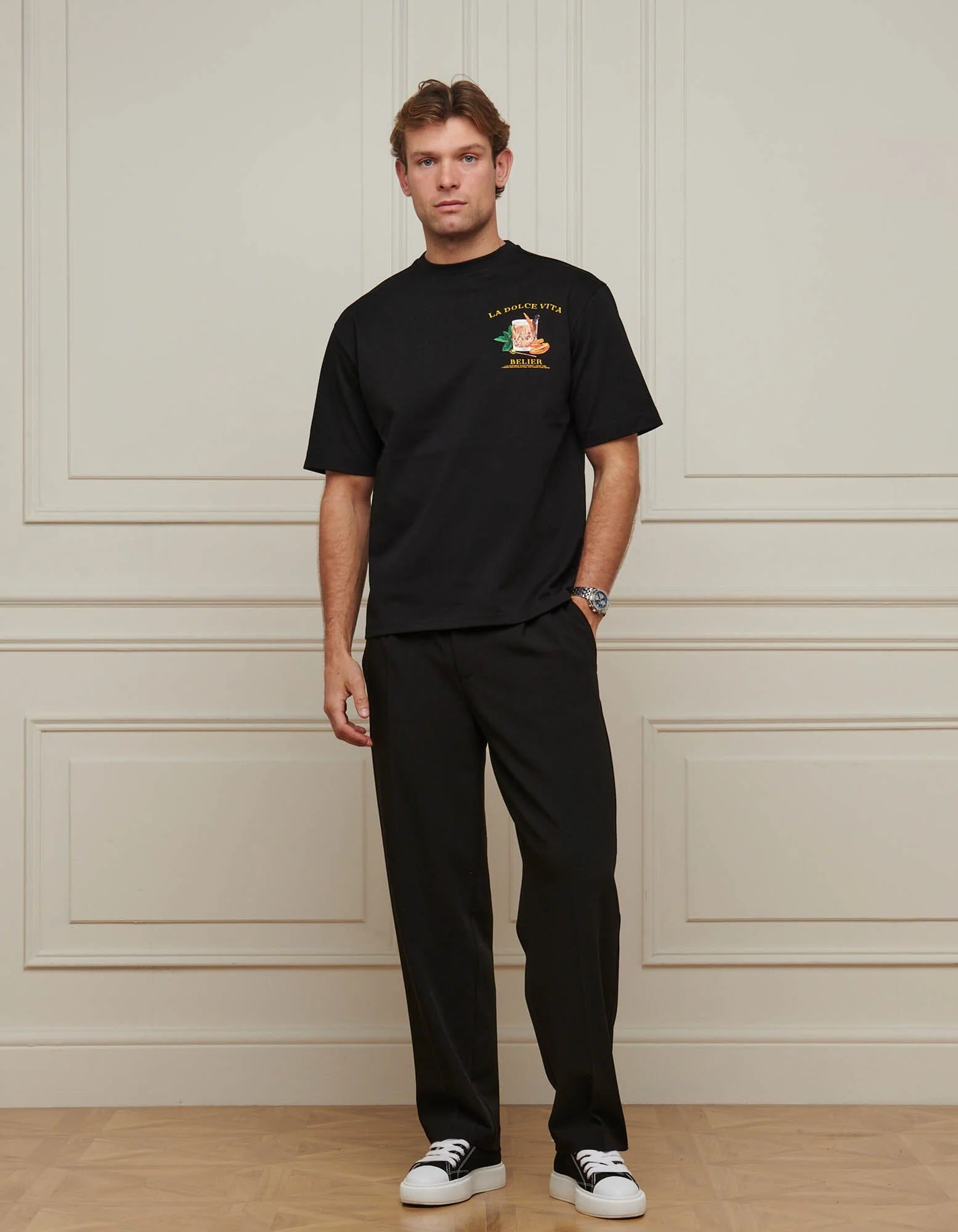 Black Old Fashioned T-Shirt - Image 4