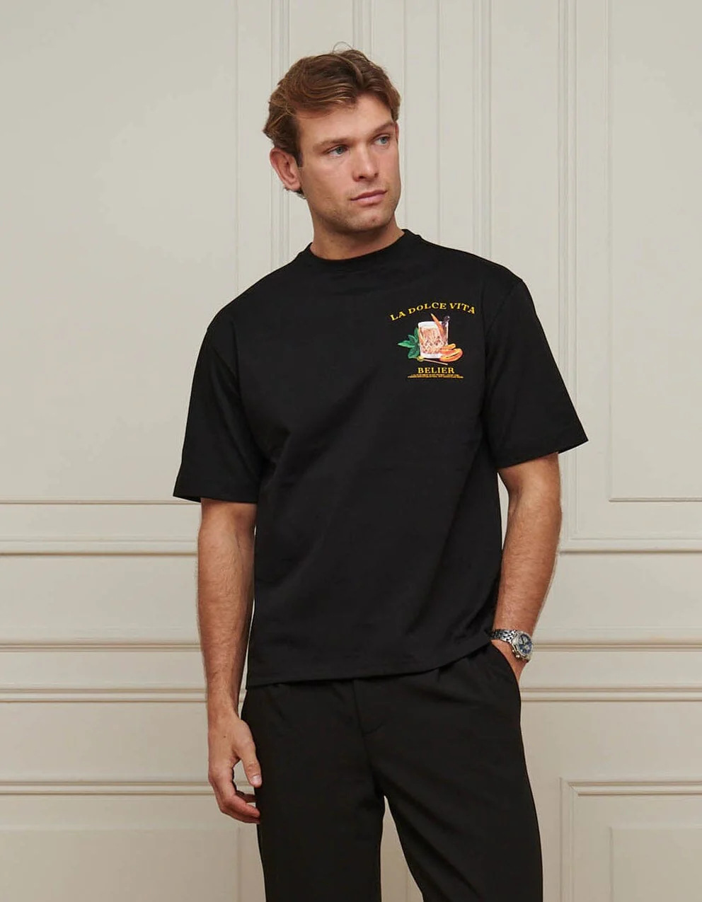 Black Old Fashioned T-Shirt - Image 5