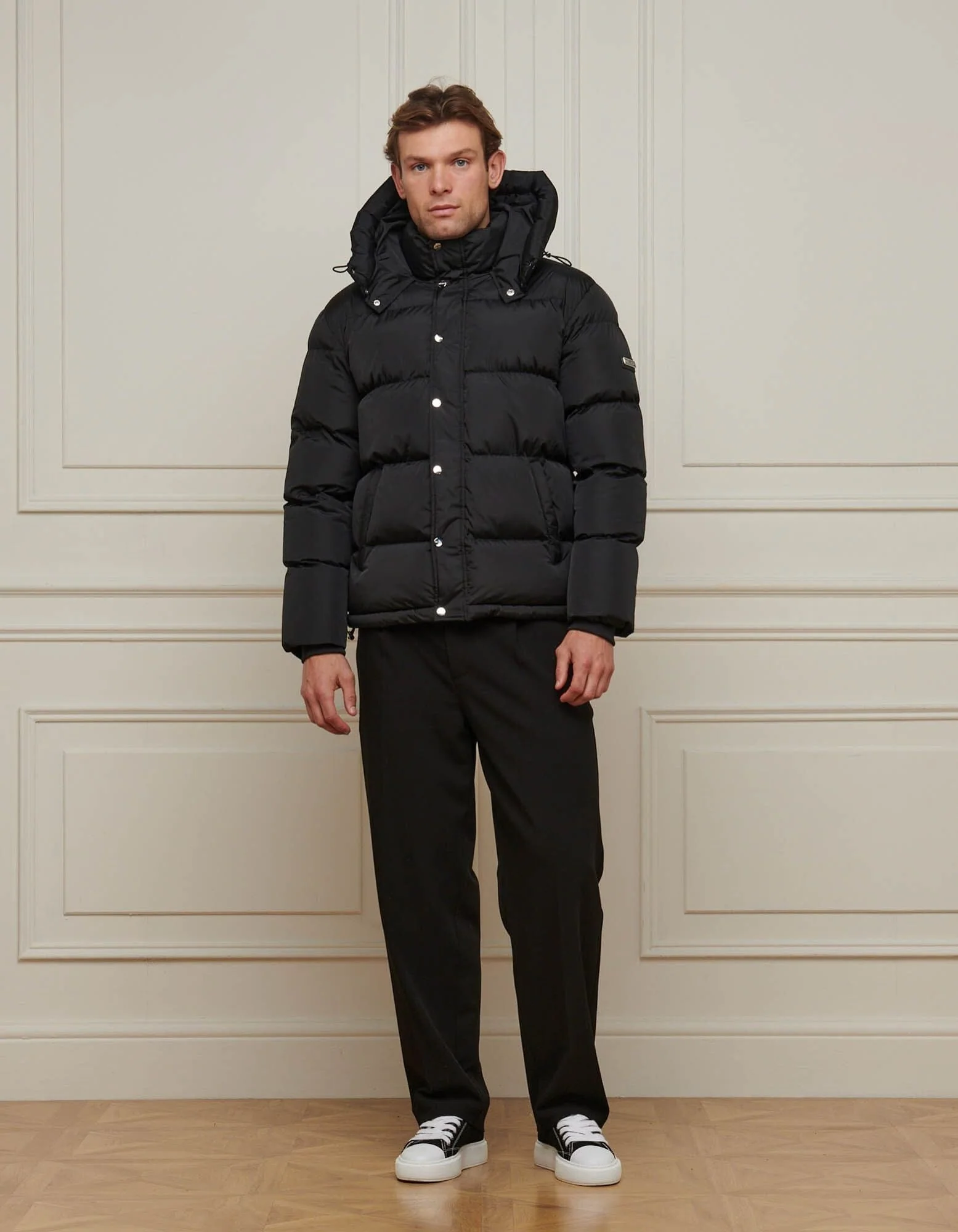 Black Puffer Jacket - Image 4