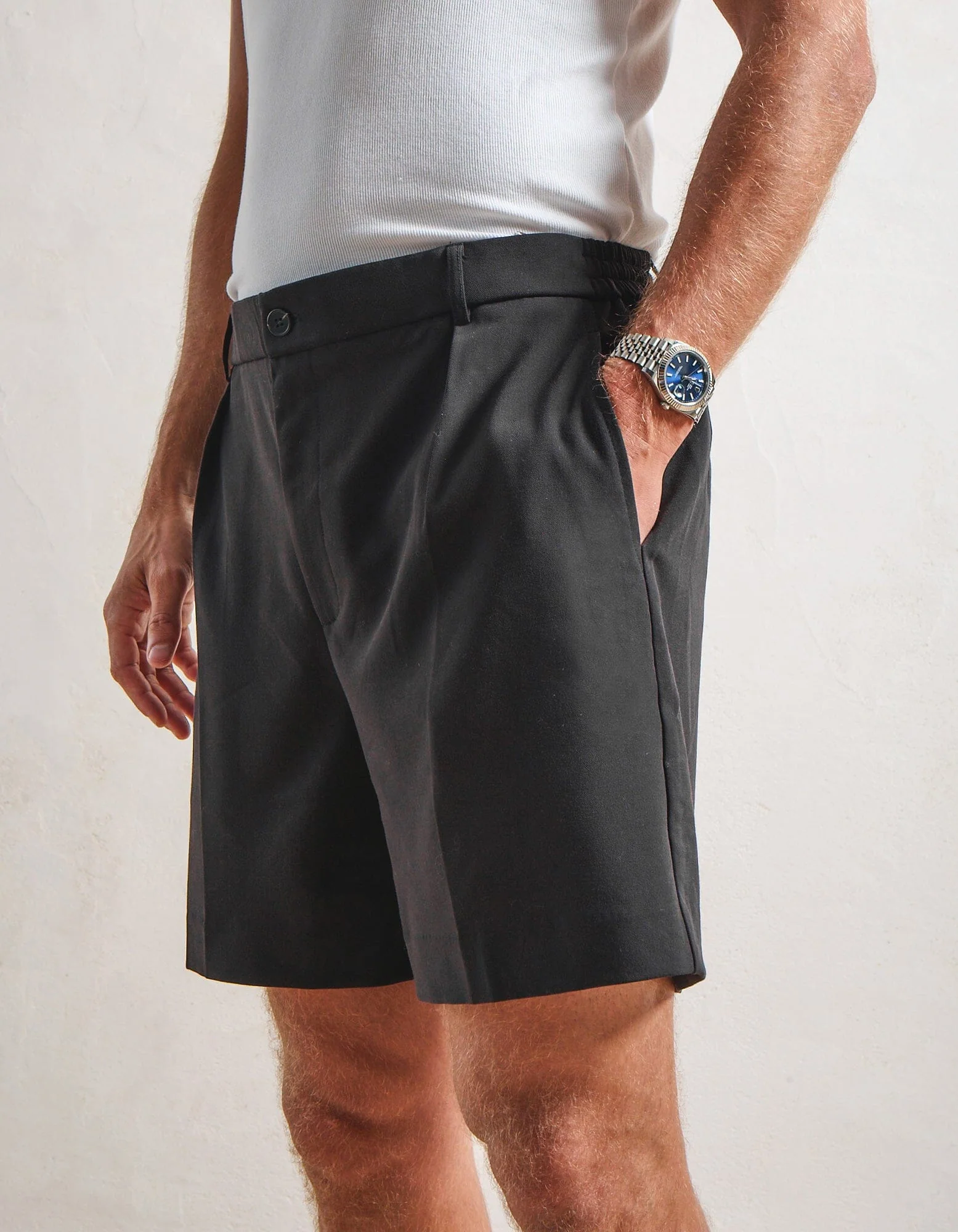Black Relaxed Fit Short - Image 3
