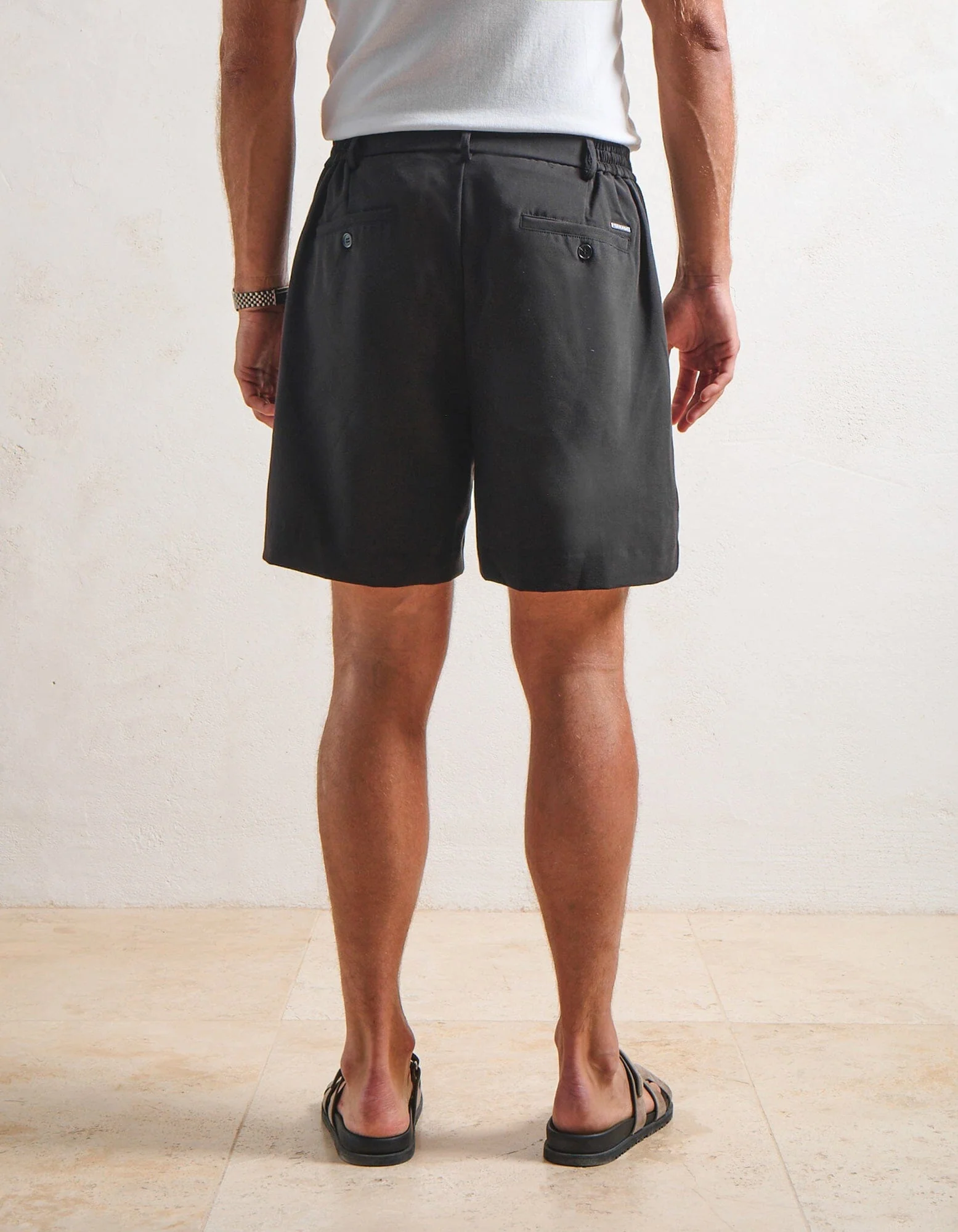 Black Relaxed Fit Short - Image 6