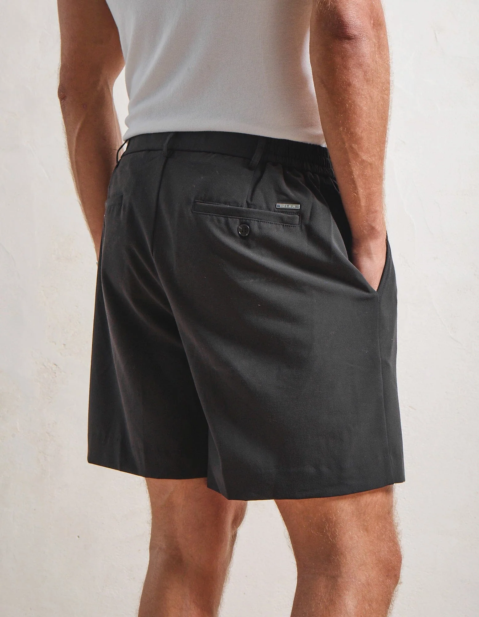Black Relaxed Fit Short - Image 7