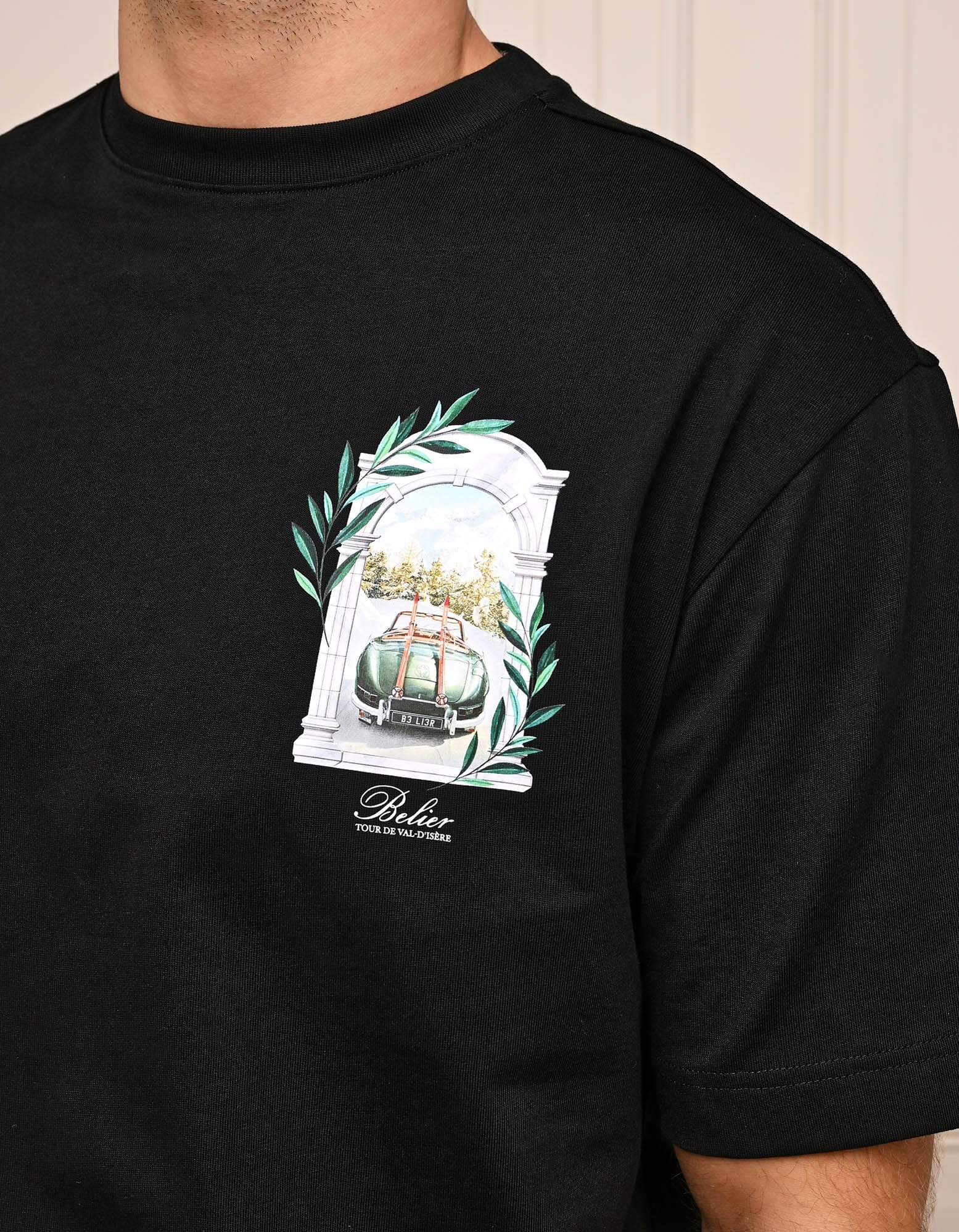 Black Val d'Isère Arch T-Shirt - Image 3