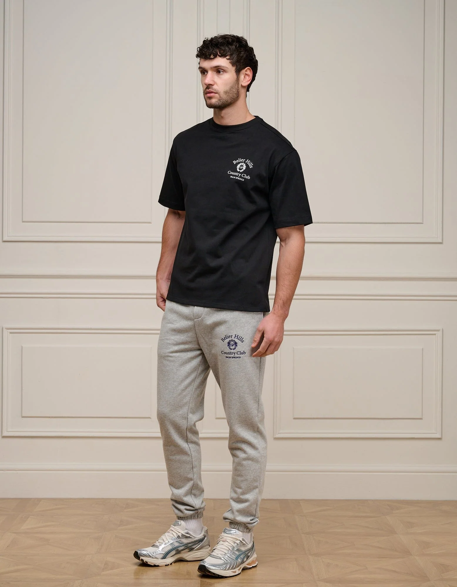 Black/White Country Club T-Shirt - Image 2