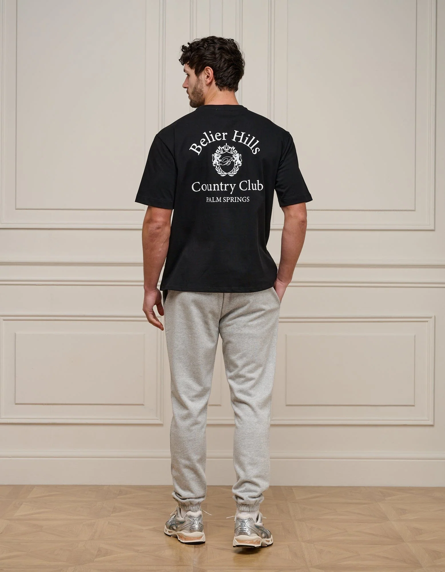 Black/White Country Club T-Shirt - Image 3