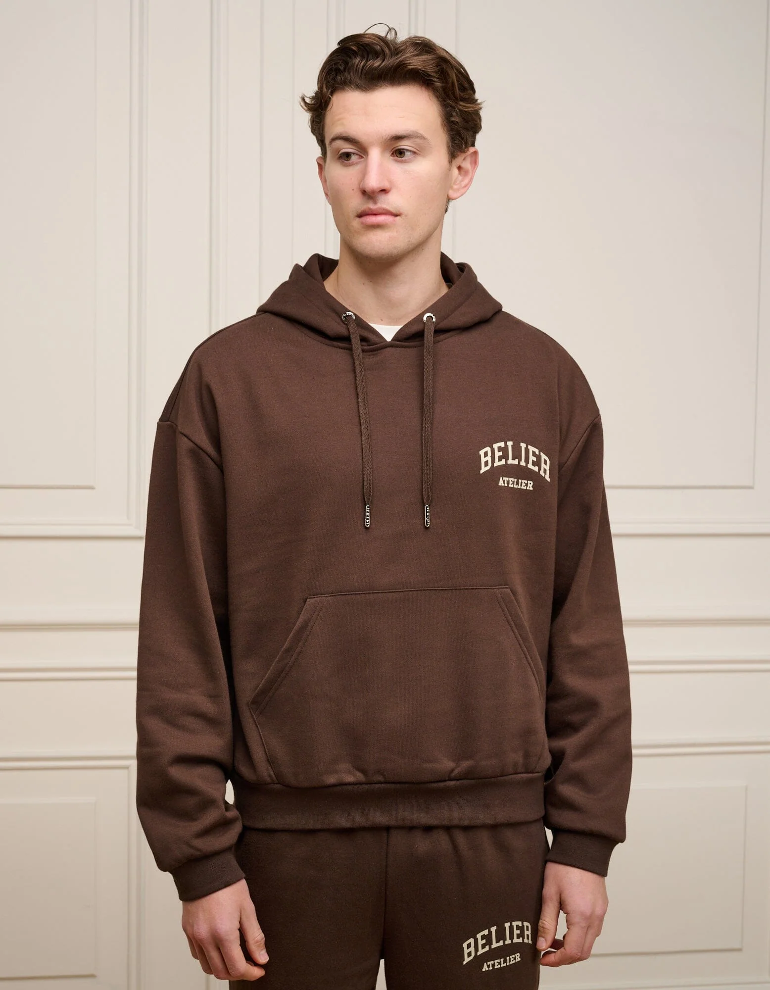 Brown Campus Hoodie - Image 2