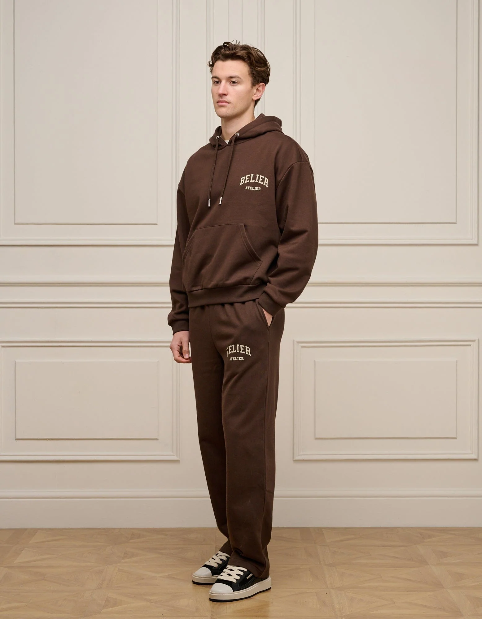 Brown Campus Hoodie - Image 4
