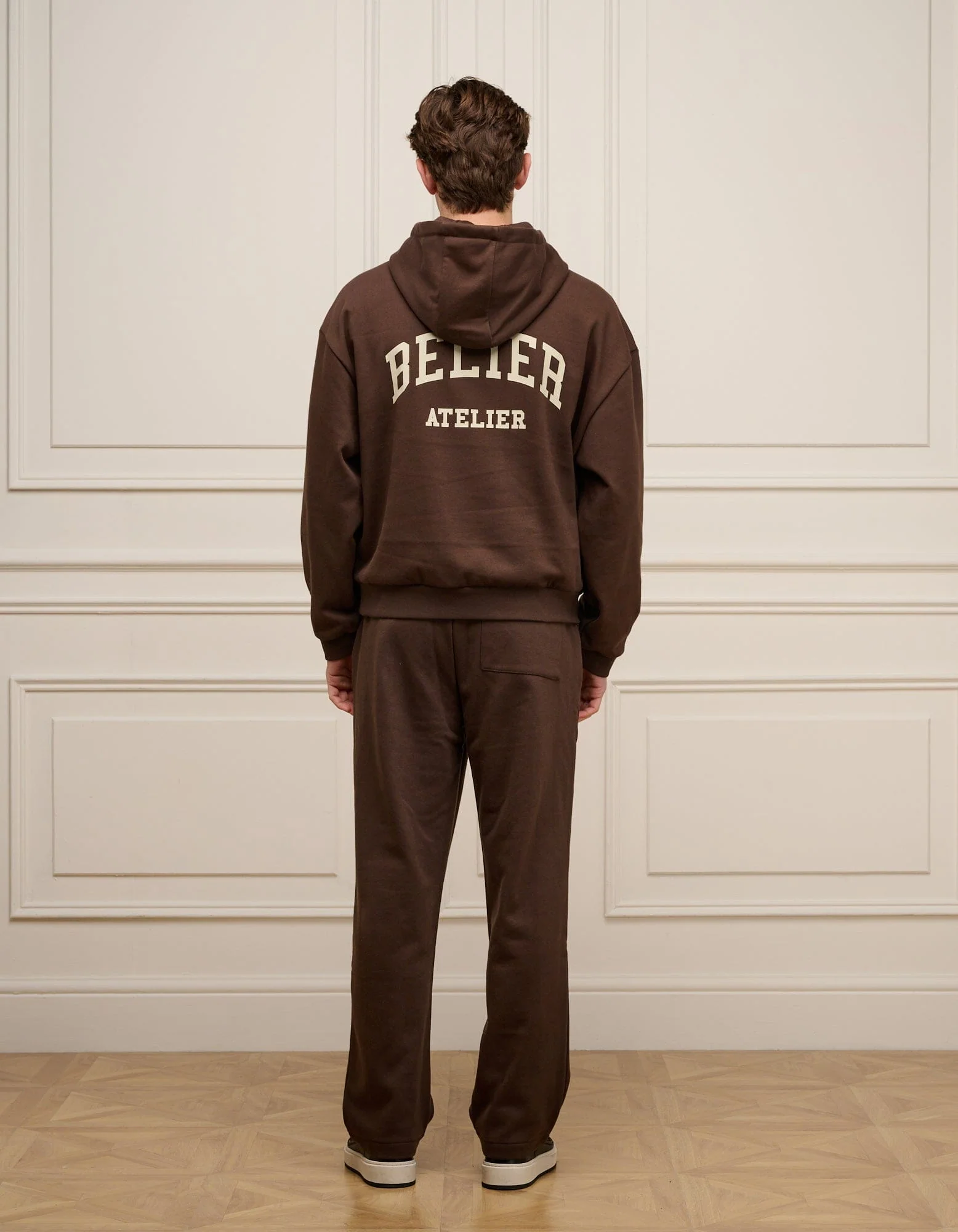 Brown Campus Hoodie - Image 5