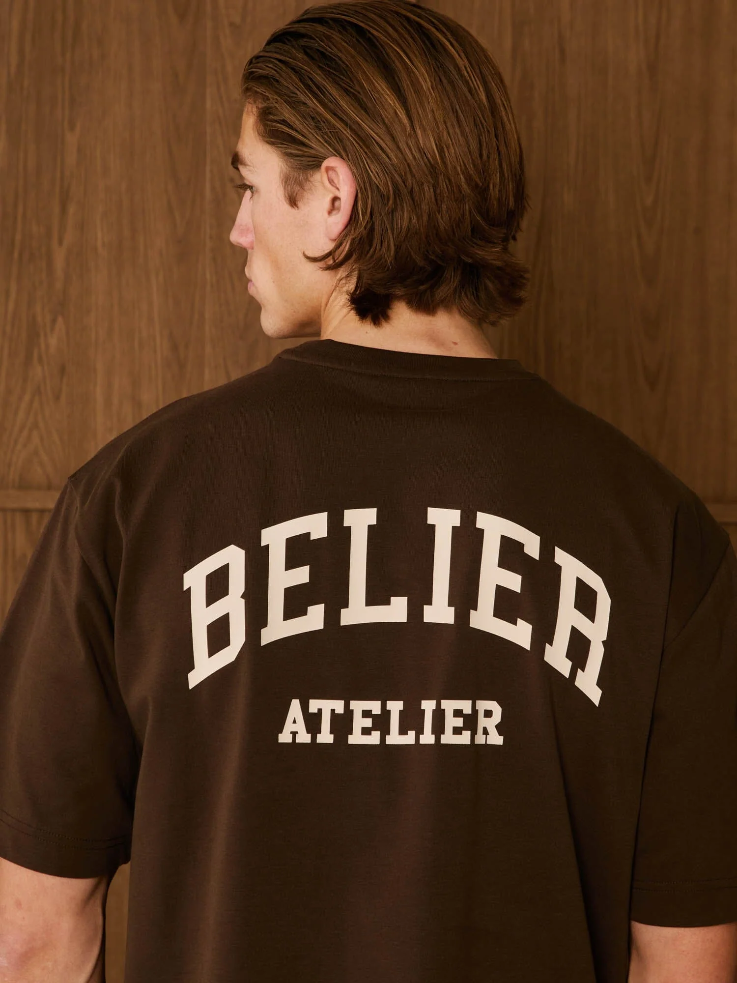 Brown/Ecru Campus Atelier T-Shirt - Image 4