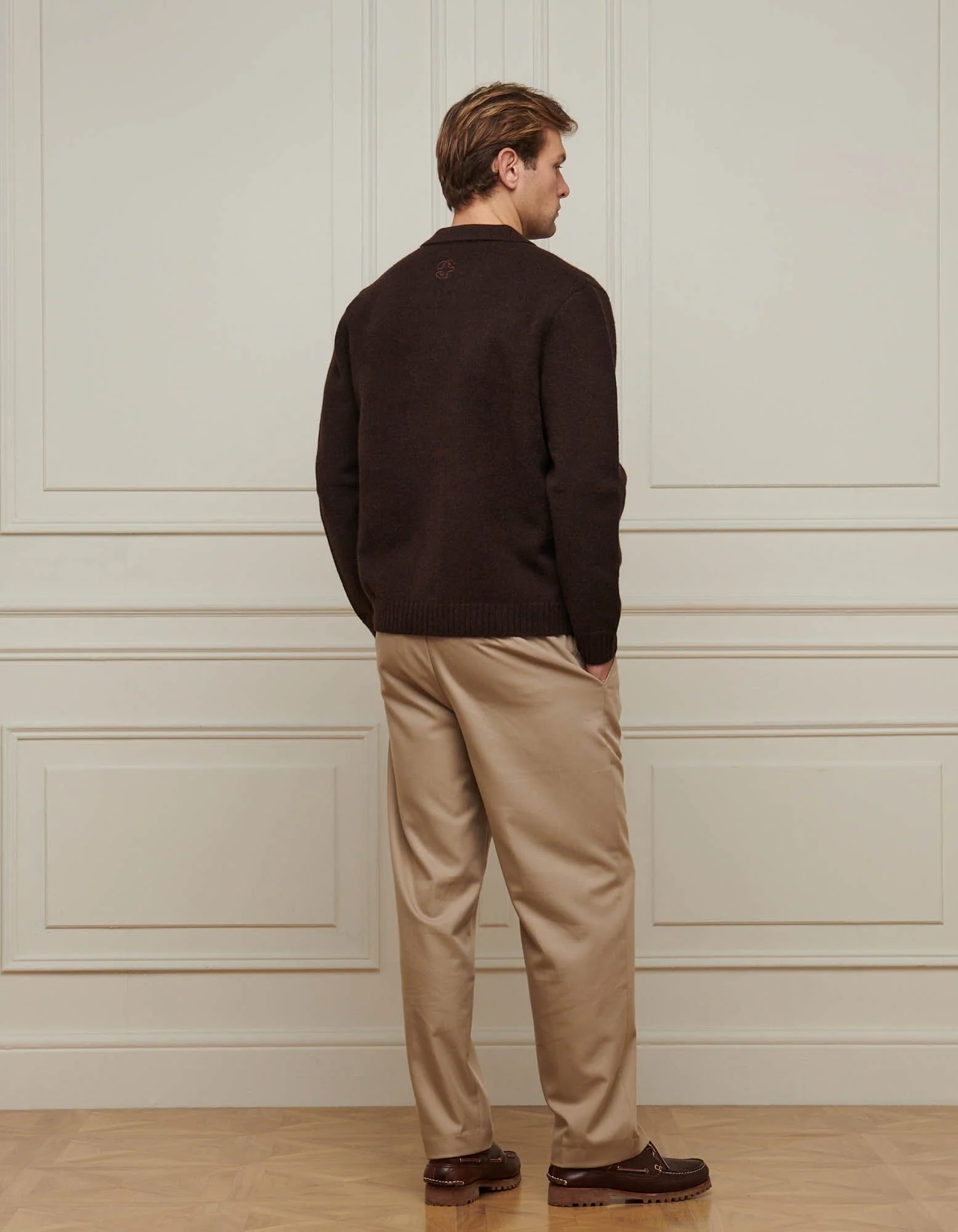 Brown Knitted Overshirt - Image 3