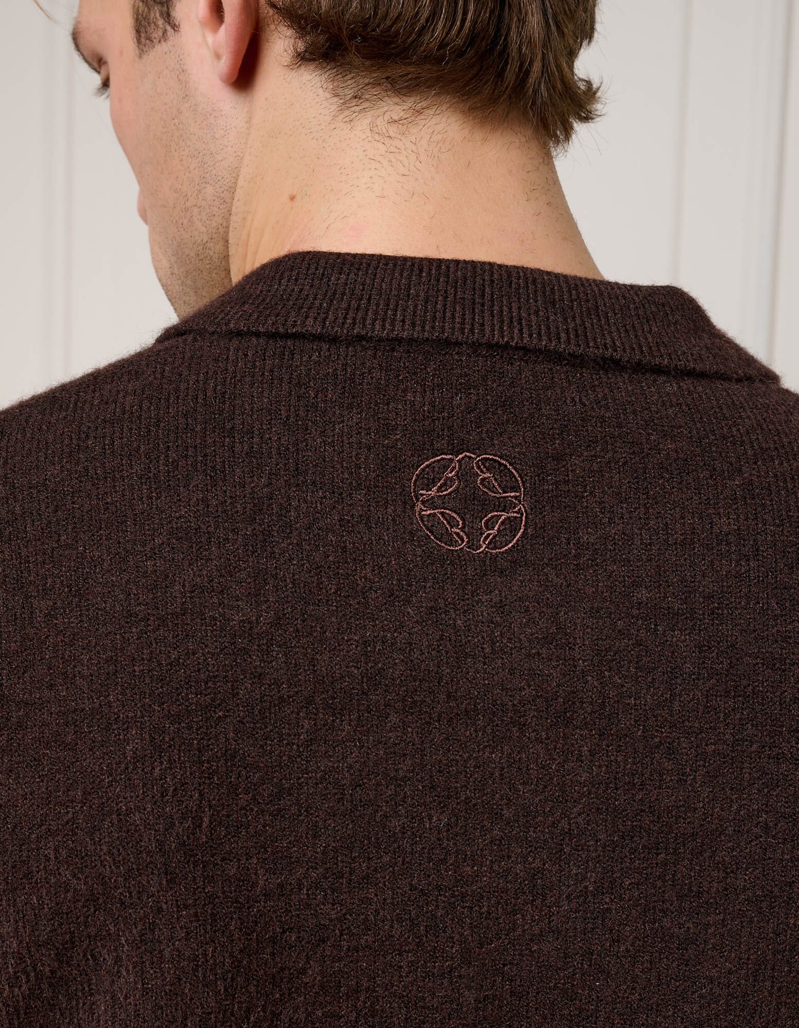 Brown Knitted Overshirt - Image 4