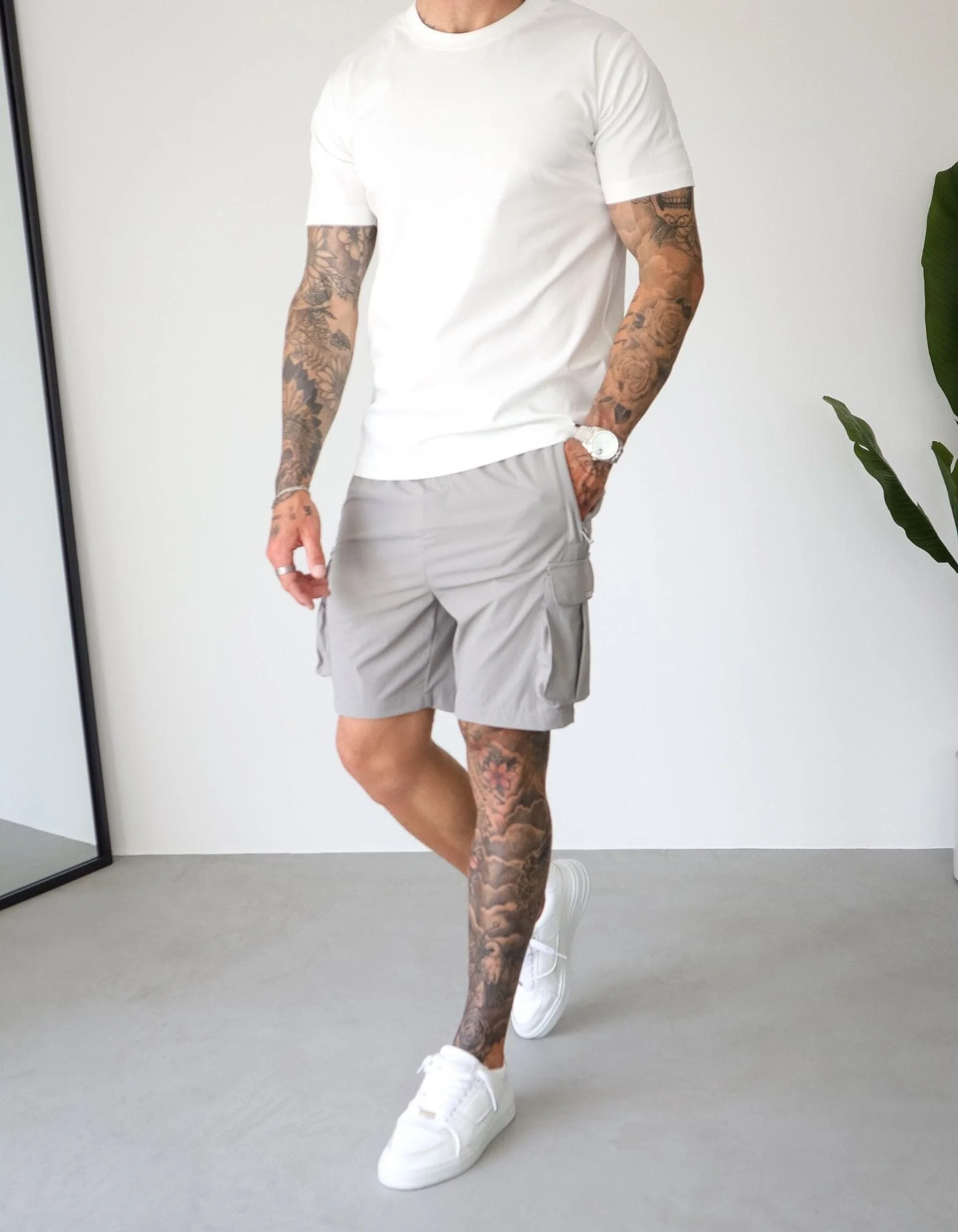 Dove Woven Cargo Short - Image 2