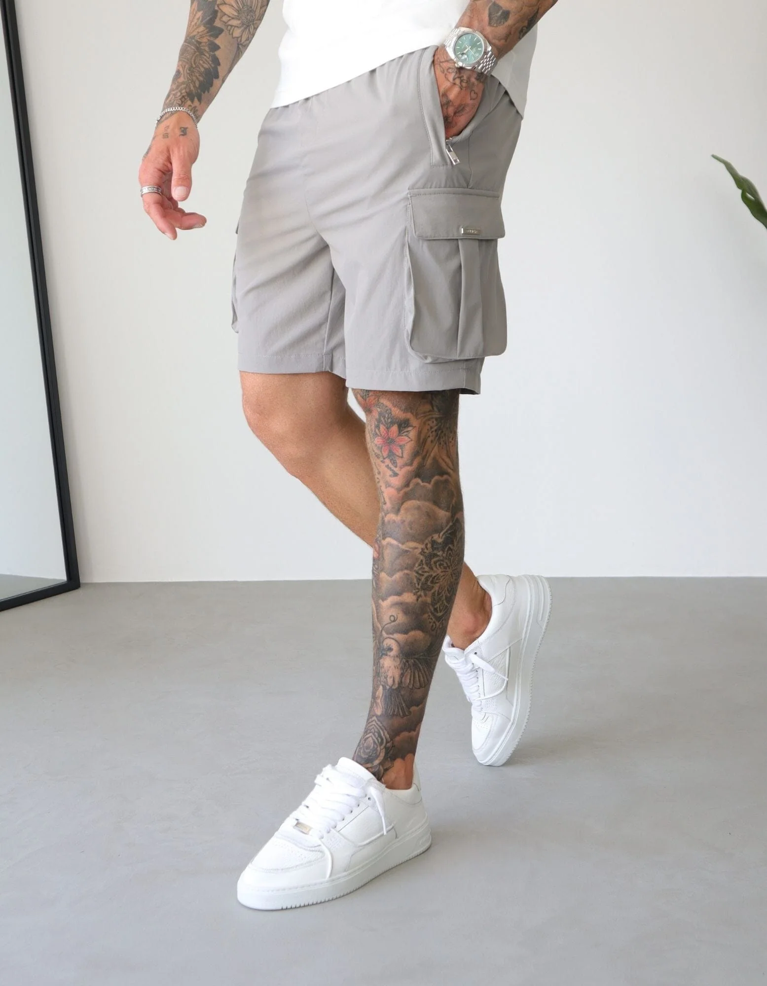 Dove Woven Cargo Short - Image 5