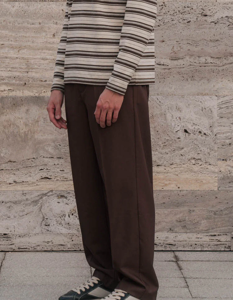Brown Relaxed Fit Trouser