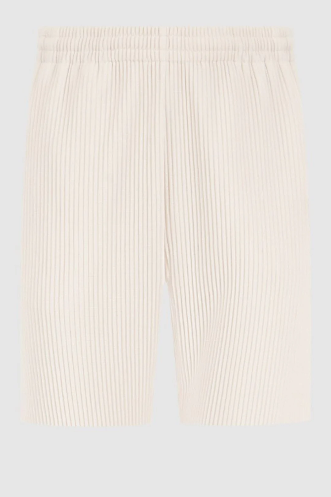 Ecru Pleated Resort Short - Image 4