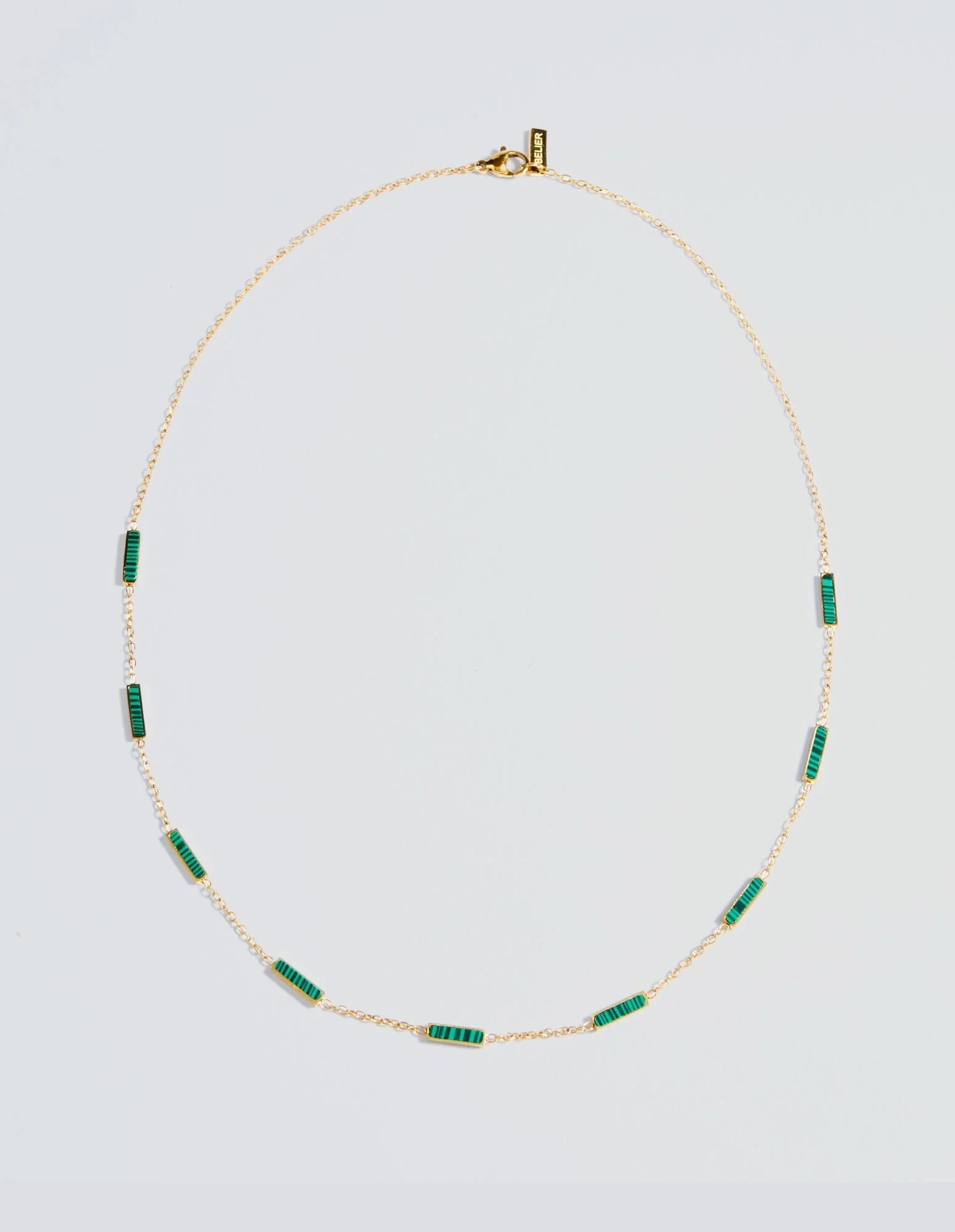 Gold Como Bar Chain