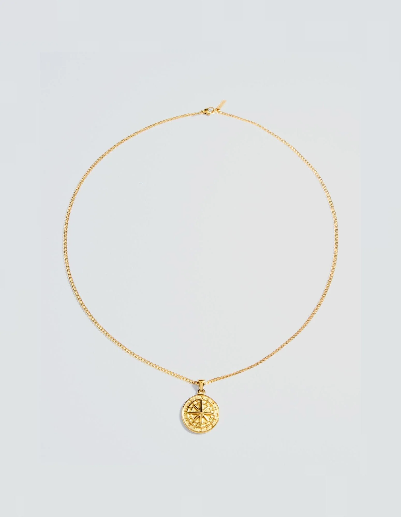 Gold Compass Pendant
