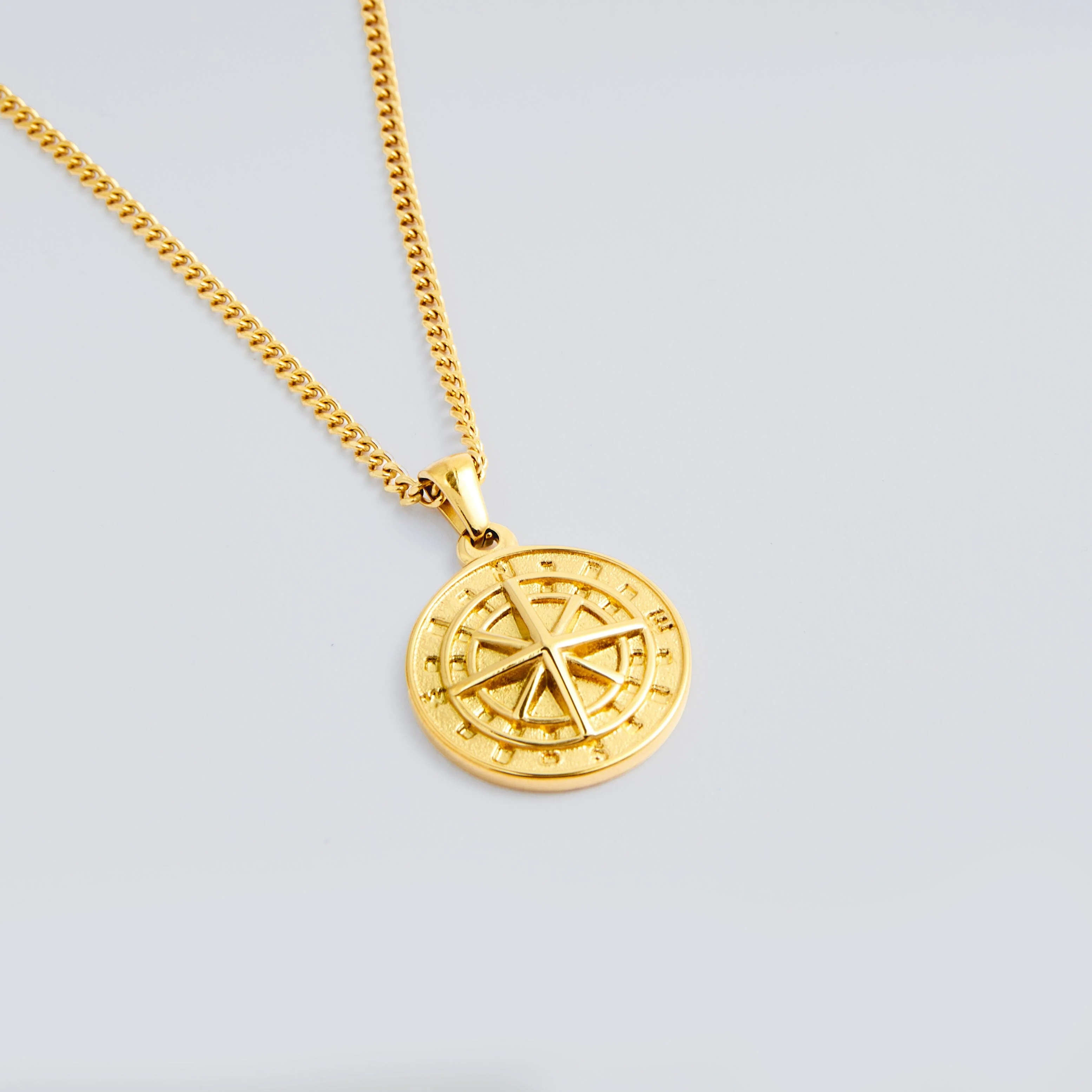 Gold Compass Pendant - Image 3