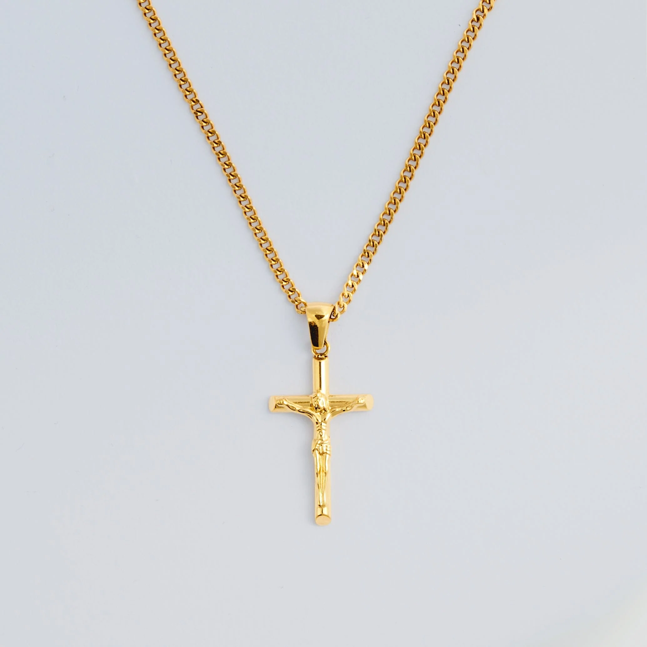Gold Crucifix Pendant - Image 3