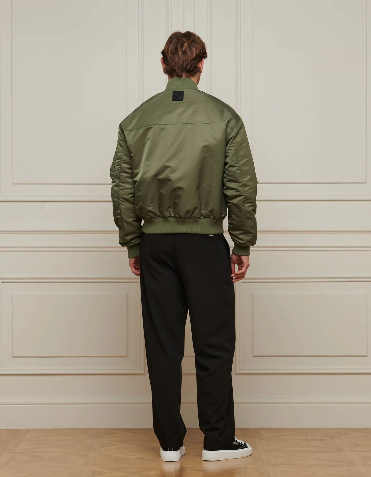 Khaki Bomber Jacket - Image 7