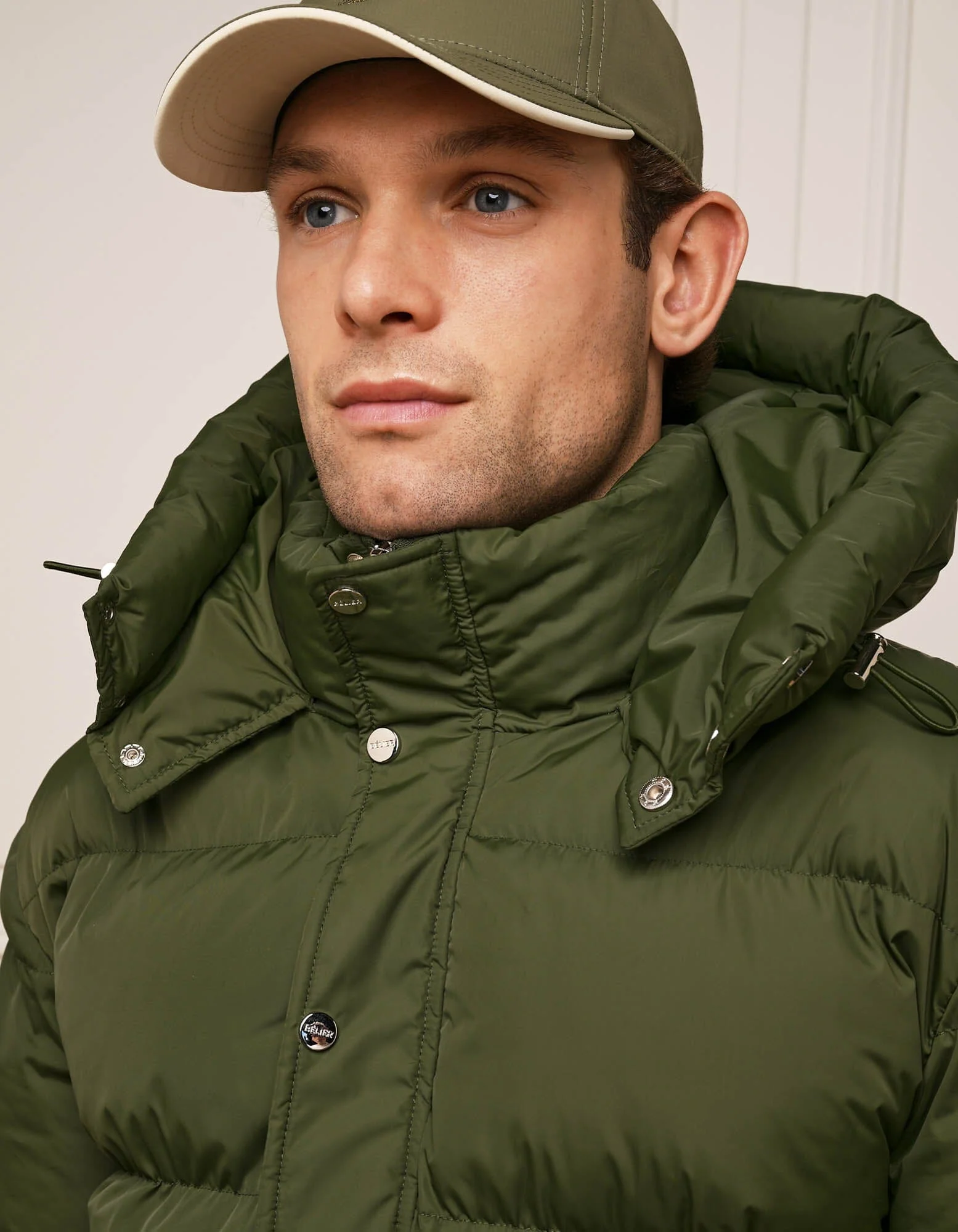 Khaki Puffer Jacket - Image 4