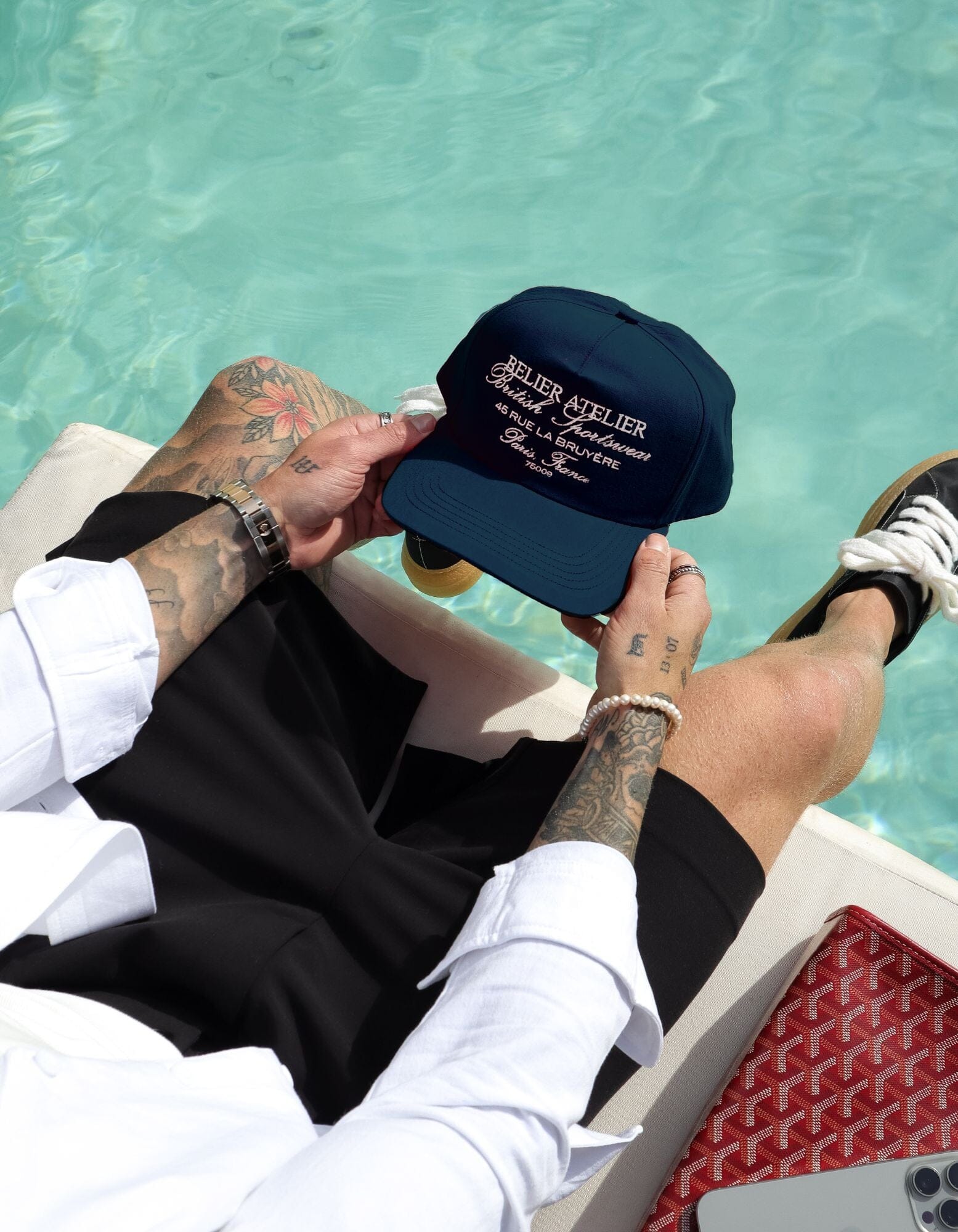 Navy Atelier Cap - Image 5
