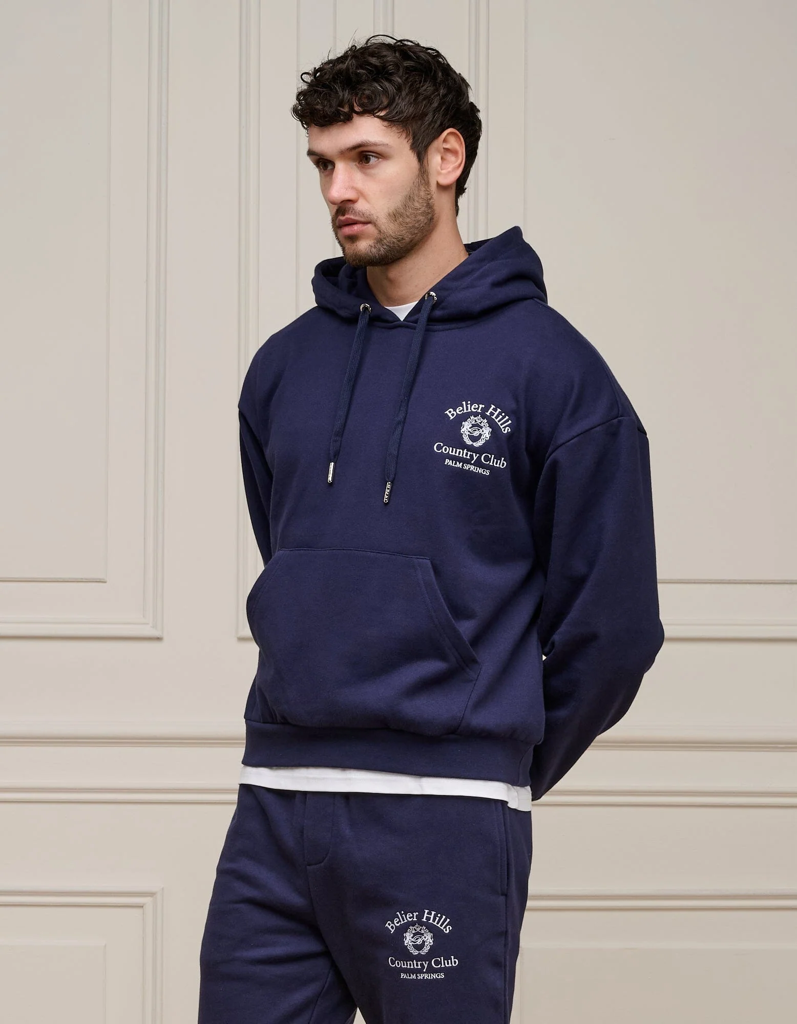 Navy Country Club Hoodie - Image 3