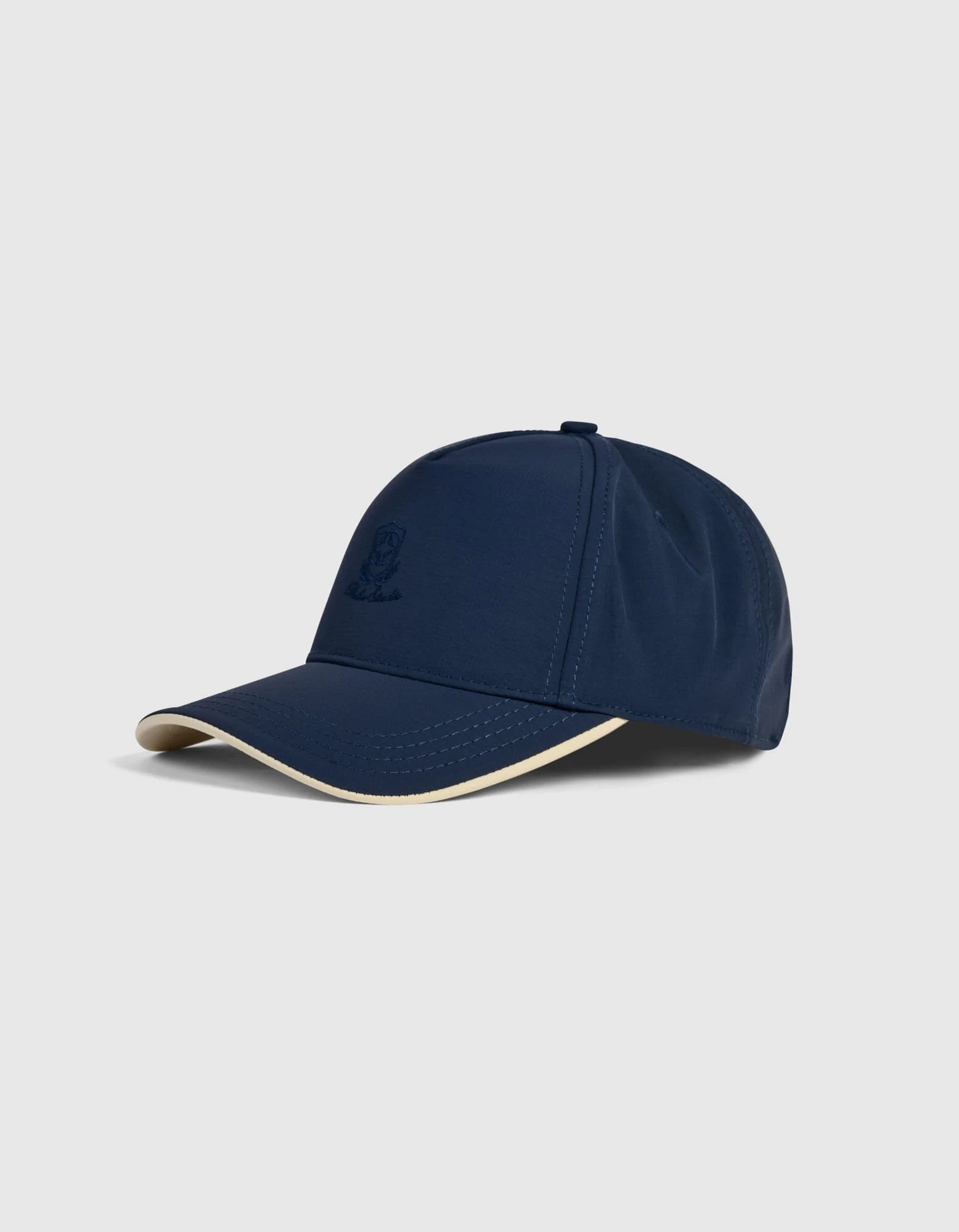 Navy Crest Logo Cap