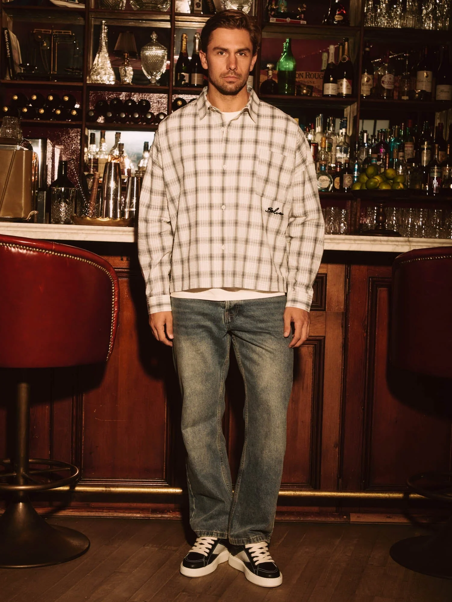 Off White Check Shirt - Image 5
