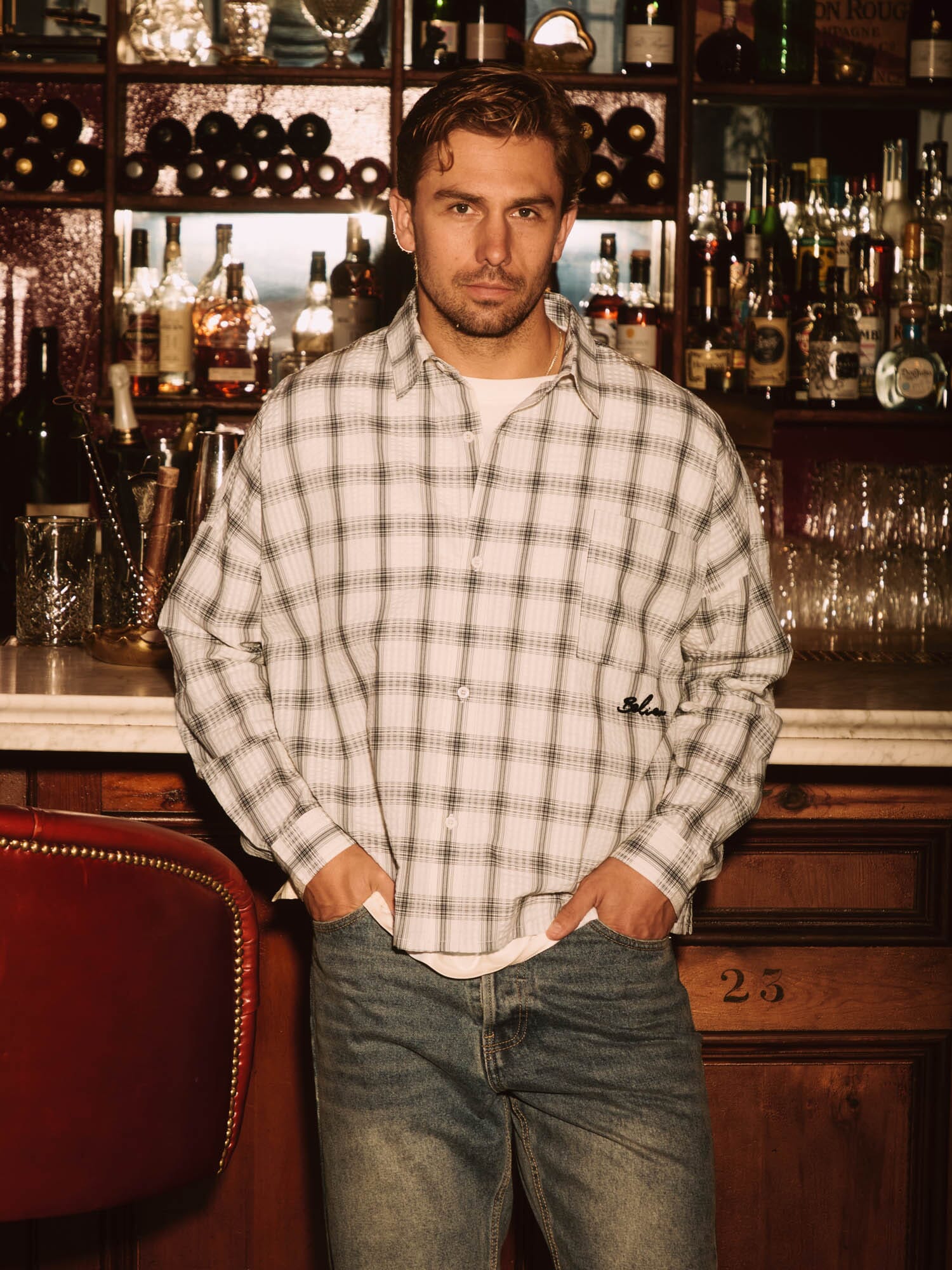 Off White Check Shirt - Image 6