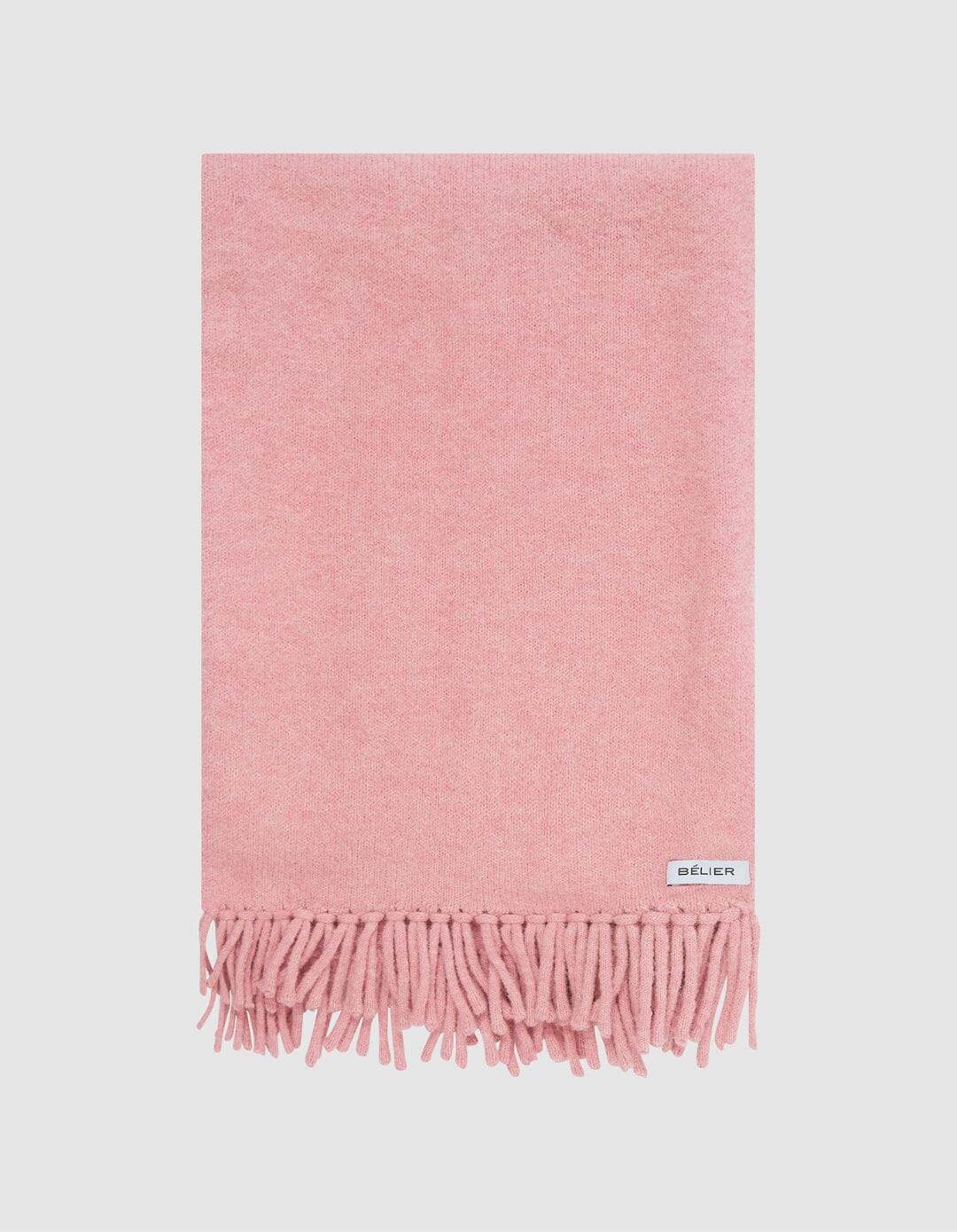 Pink Alpaca Knit Scarf - Image 6