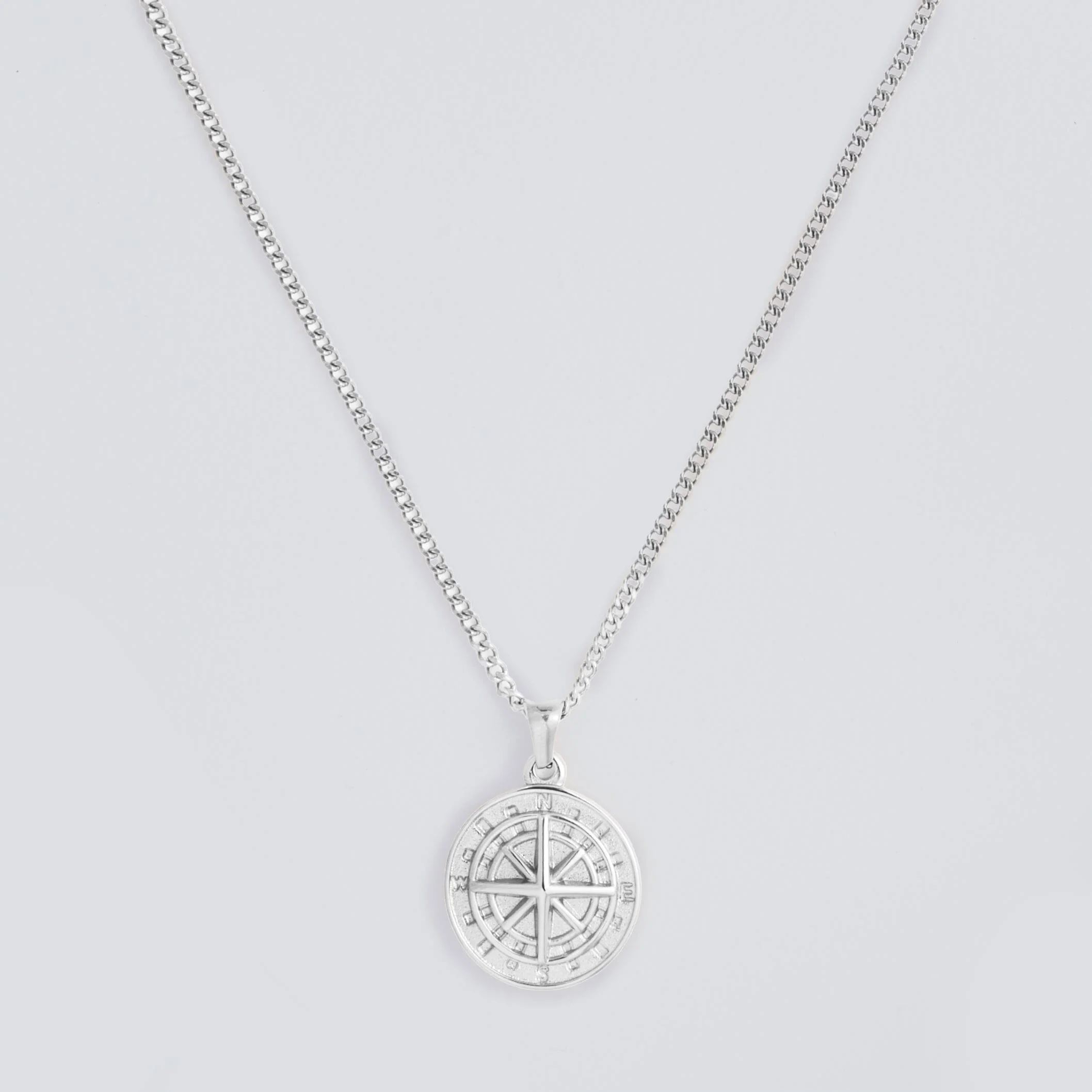 Silver Compass Pendant - Image 4