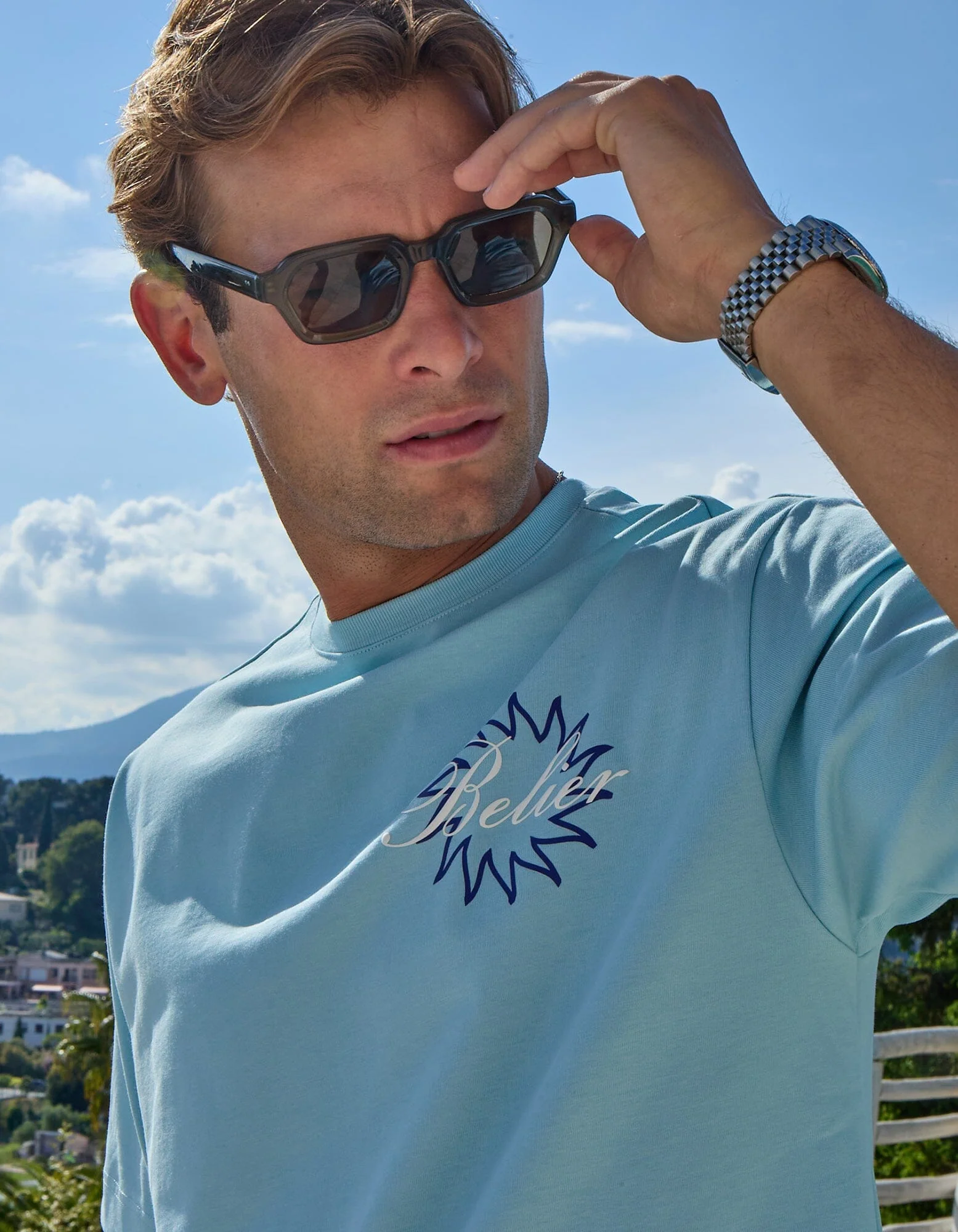 Sky Euro Summer Graphic T-Shirt - Image 4