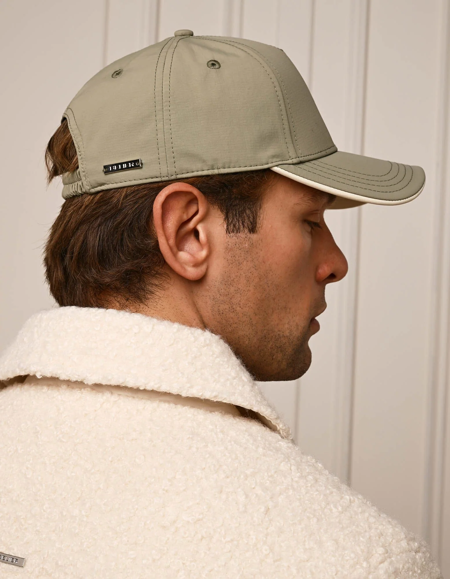 Taupe Crest Logo Cap - Image 4