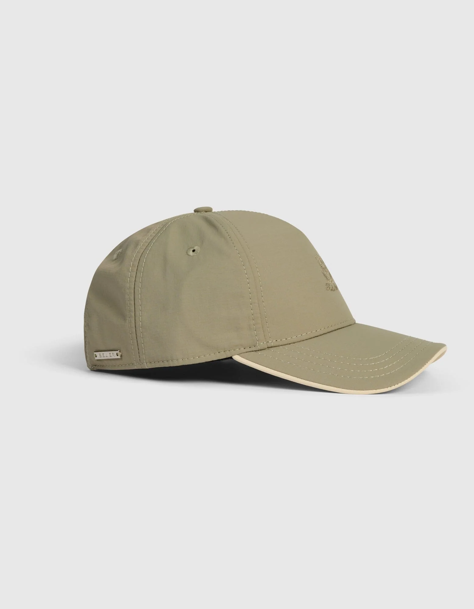 Taupe Crest Logo Cap - Image 7