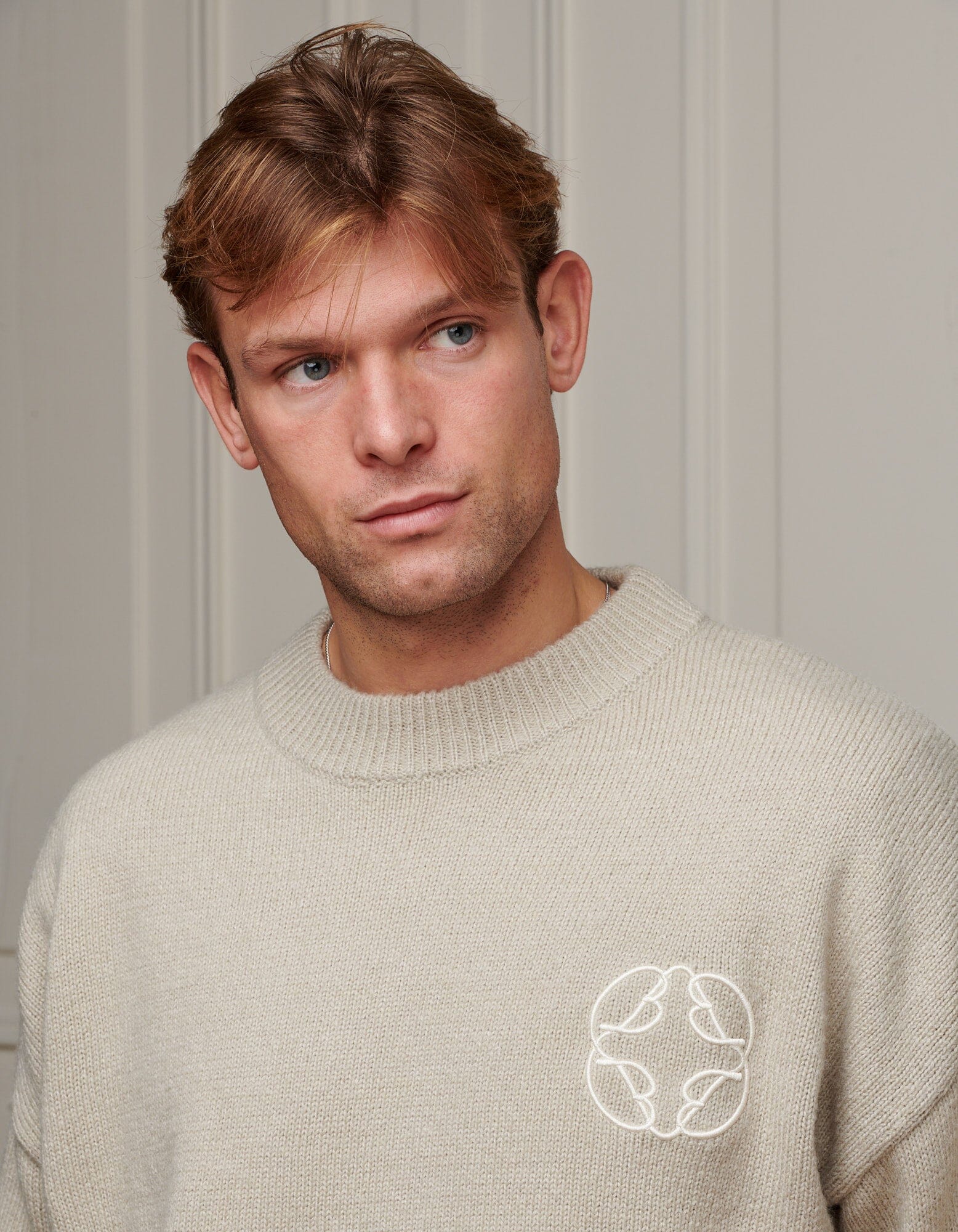 Taupe Mohair Knit Jumper - Image 5