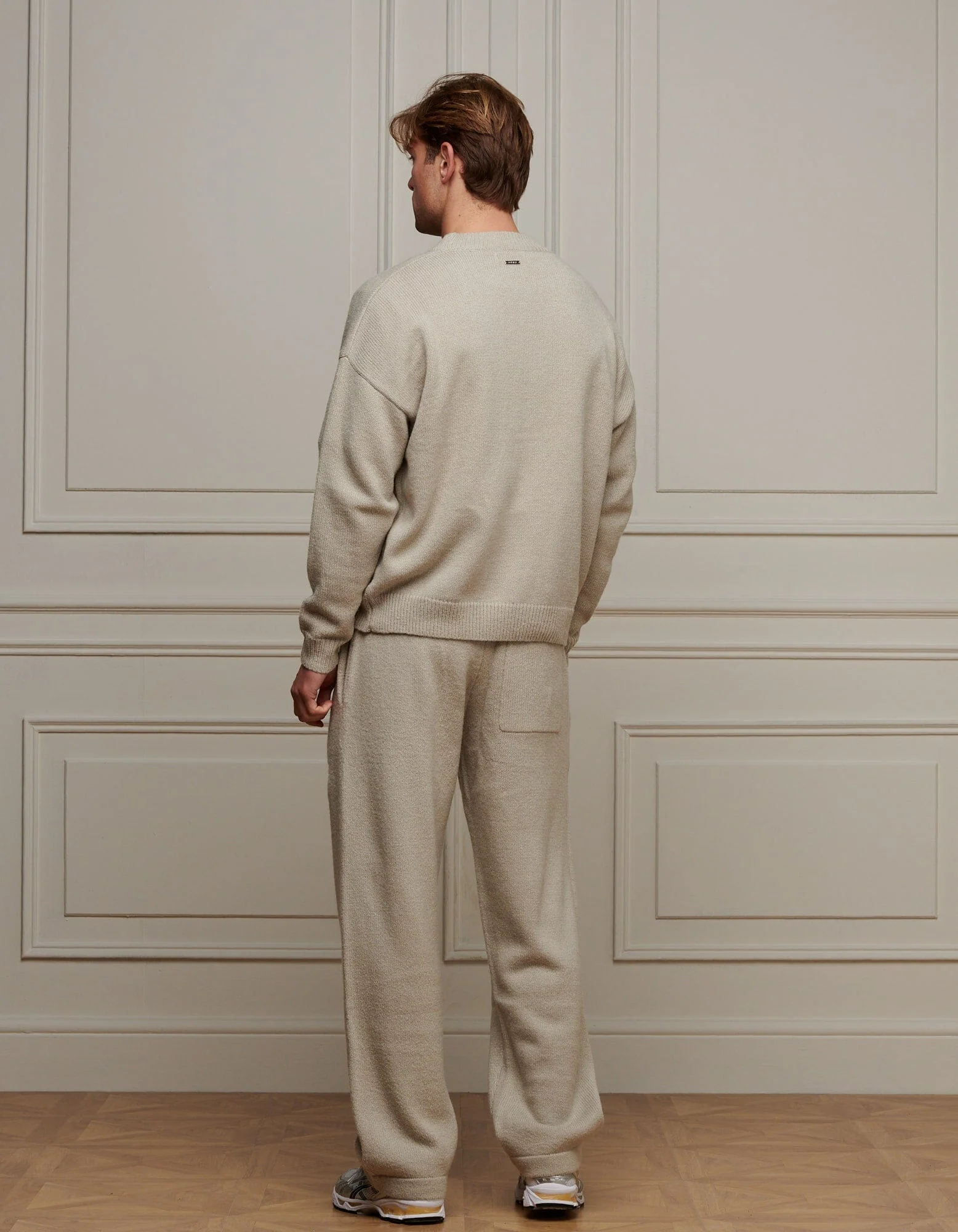 Taupe Mohair Knit Jumper - Image 7