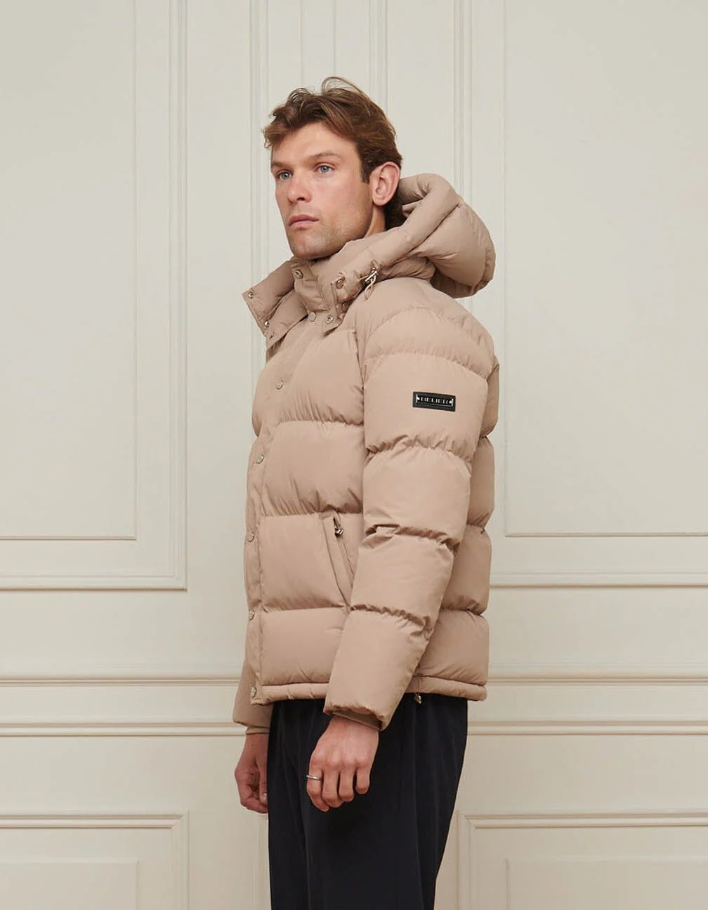 Taupe Puffer Jacket - Image 4