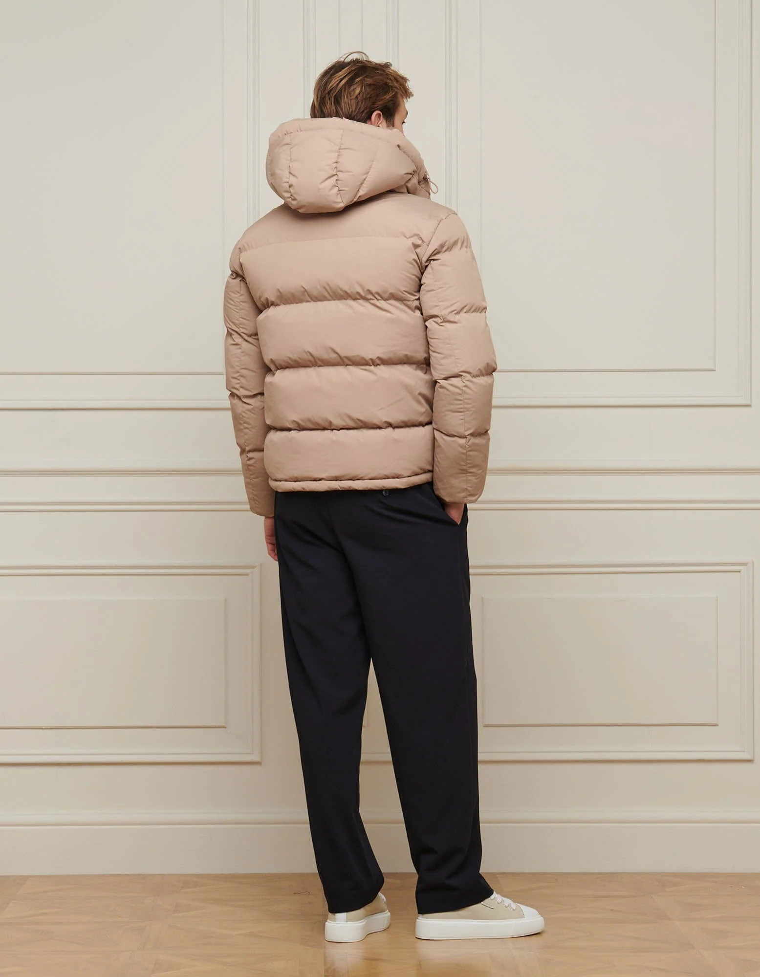 Taupe Puffer Jacket - Image 6