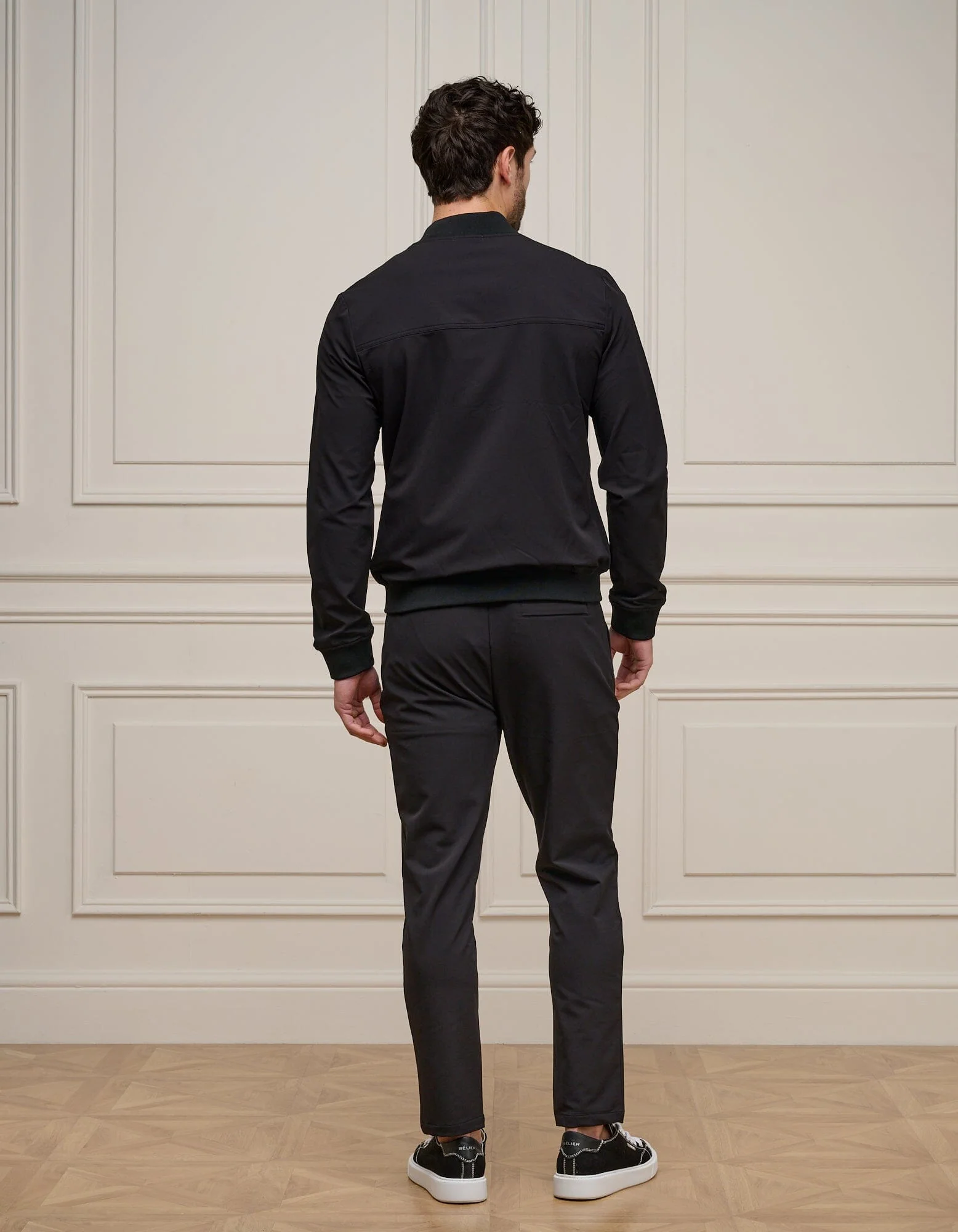 Traveller Bomber Jacket Black - Image 6