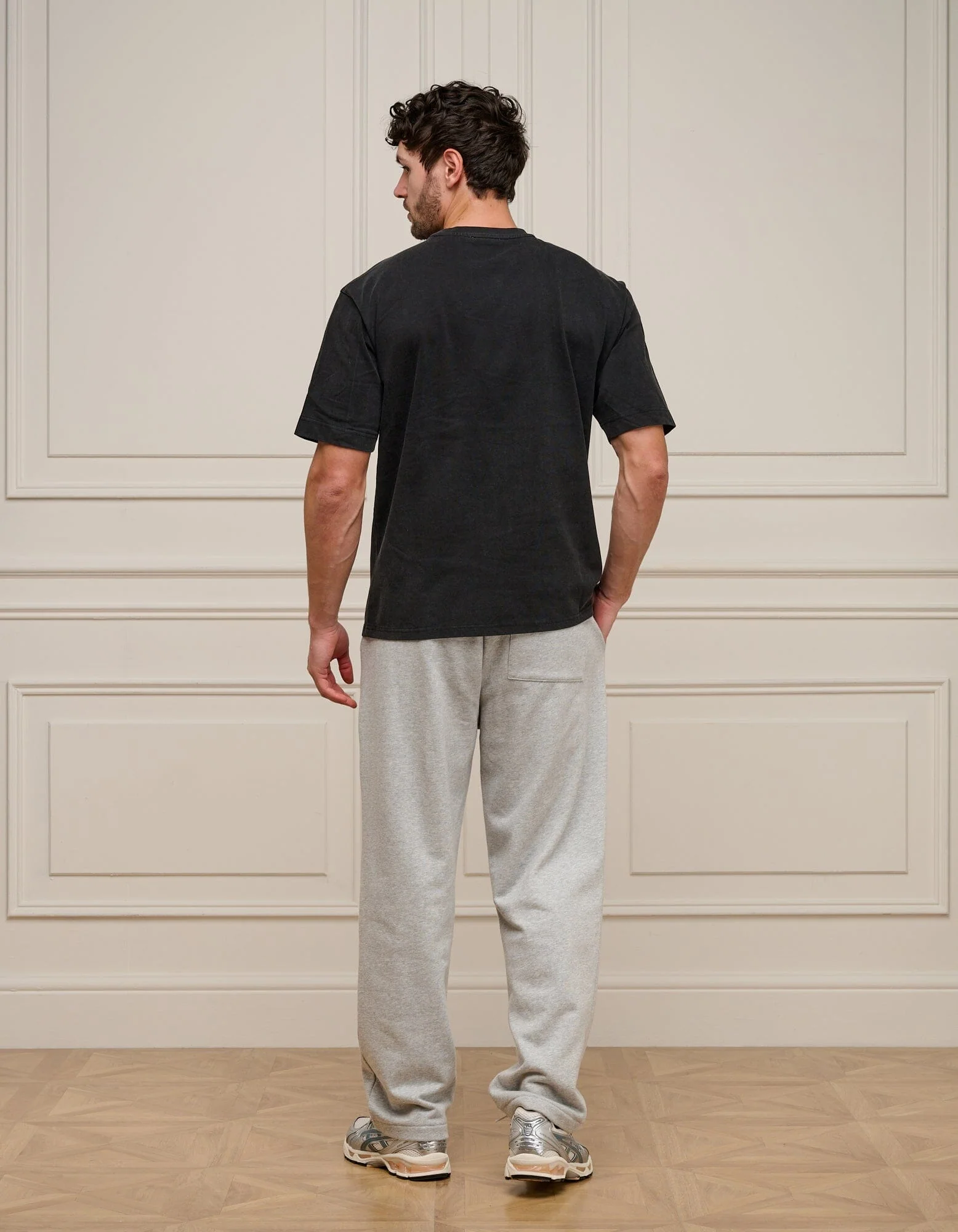 Vintage Black Embossed Emblem Pocket T-Shirt - Image 5